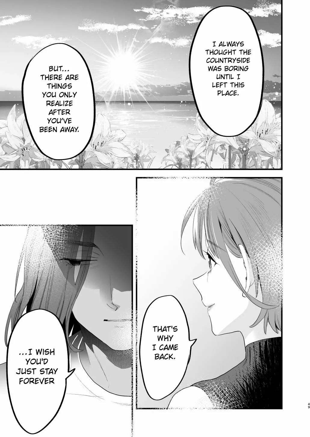 [Mushaburu (Musha Sabu)] Suki ni Nattara Dame, Nano ni -Hitozuma no Osananajimi- | I Shouldn't Fall in Love, But... -My Married Childhood Friend- [English] [ConTL] [Digital] page 49 original parody - kissing piercing hentai manga - read online free