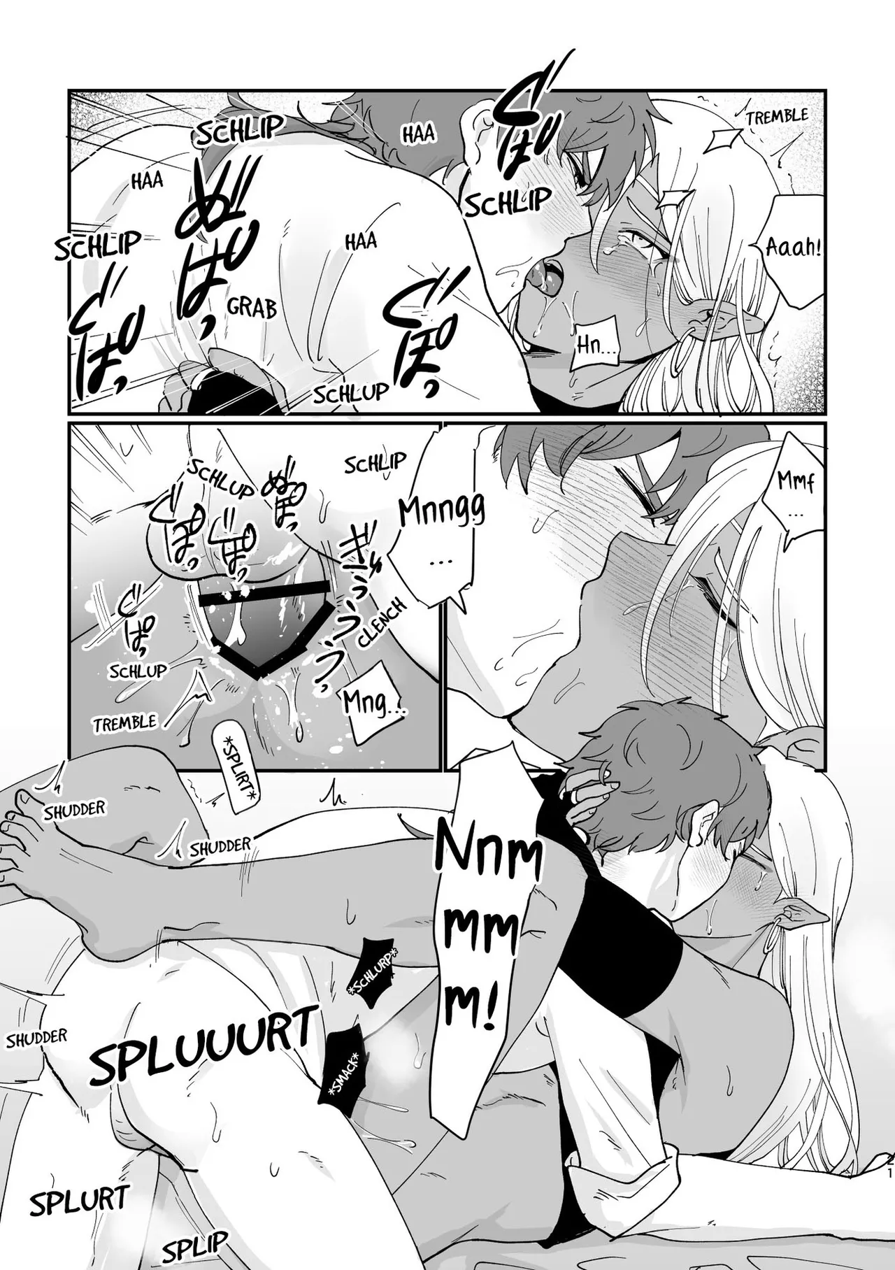 Hatsujou Elf to Dekiai Ecchi | Loving Sex With a Horny Elf. page 20 original parody - nakadashi very long hair hentai manga - read online free