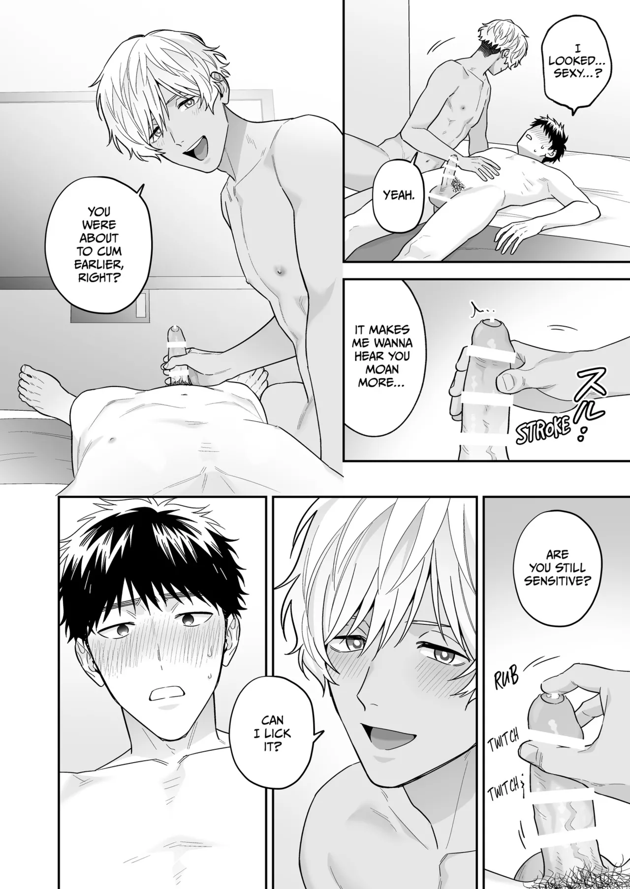Daisuki na Shiro-kun | My Beloved Shiro page 102 original parody - handjob story arc hentai manga - read online free