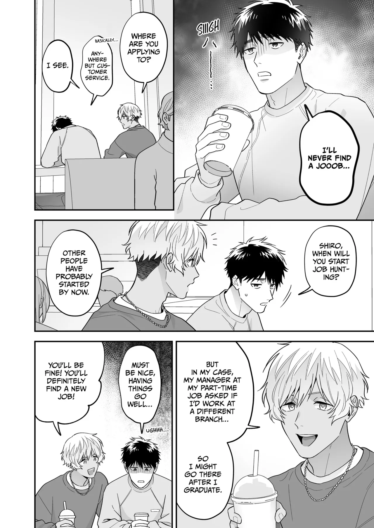 Daisuki na Shiro-kun | My Beloved Shiro page 54 original parody - handjob story arc hentai manga - read online free