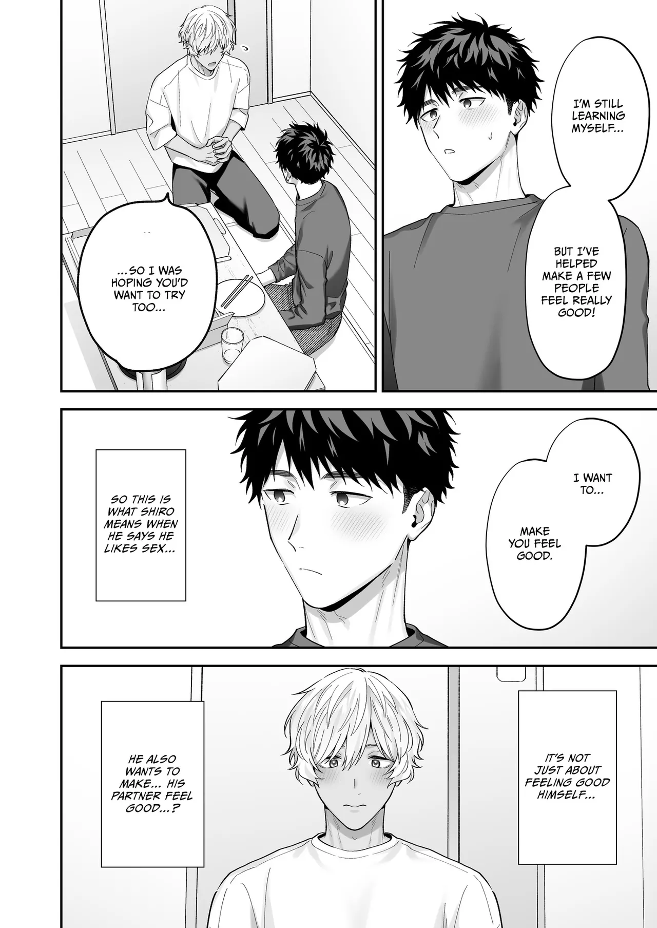 Tachi mo Dekiru Shiro-kun ni Oshiri Kaihatsu Sareru Hanashi | Shiro Can Top, Too! My Anal Training Story page 20 original parody - story arc prostate massage hentai manga - read online free