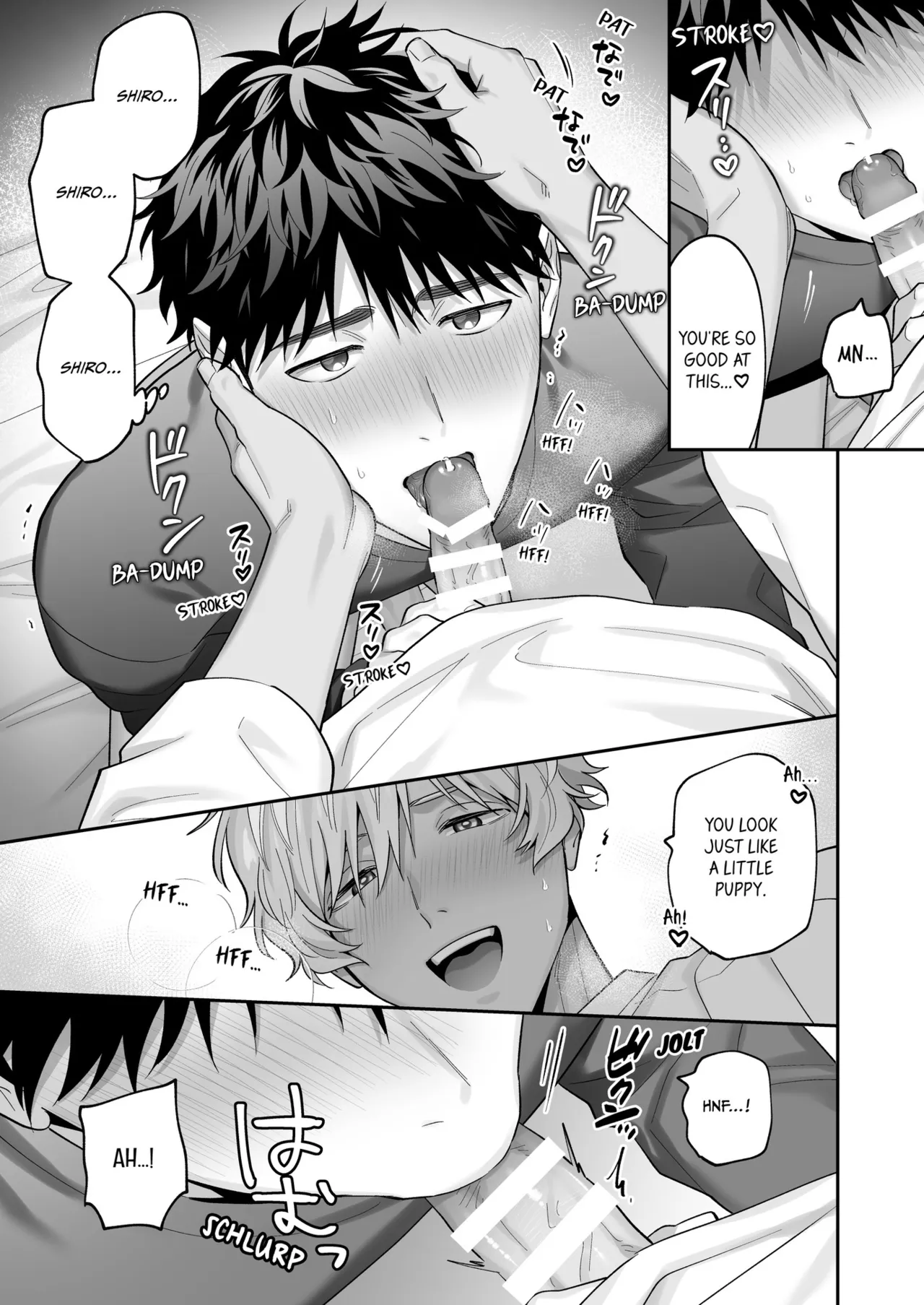 Tachi mo Dekiru Shiro-kun ni Oshiri Kaihatsu Sareru Hanashi | Shiro Can Top, Too! My Anal Training Story page 49 original parody - story arc prostate massage hentai manga - read online free