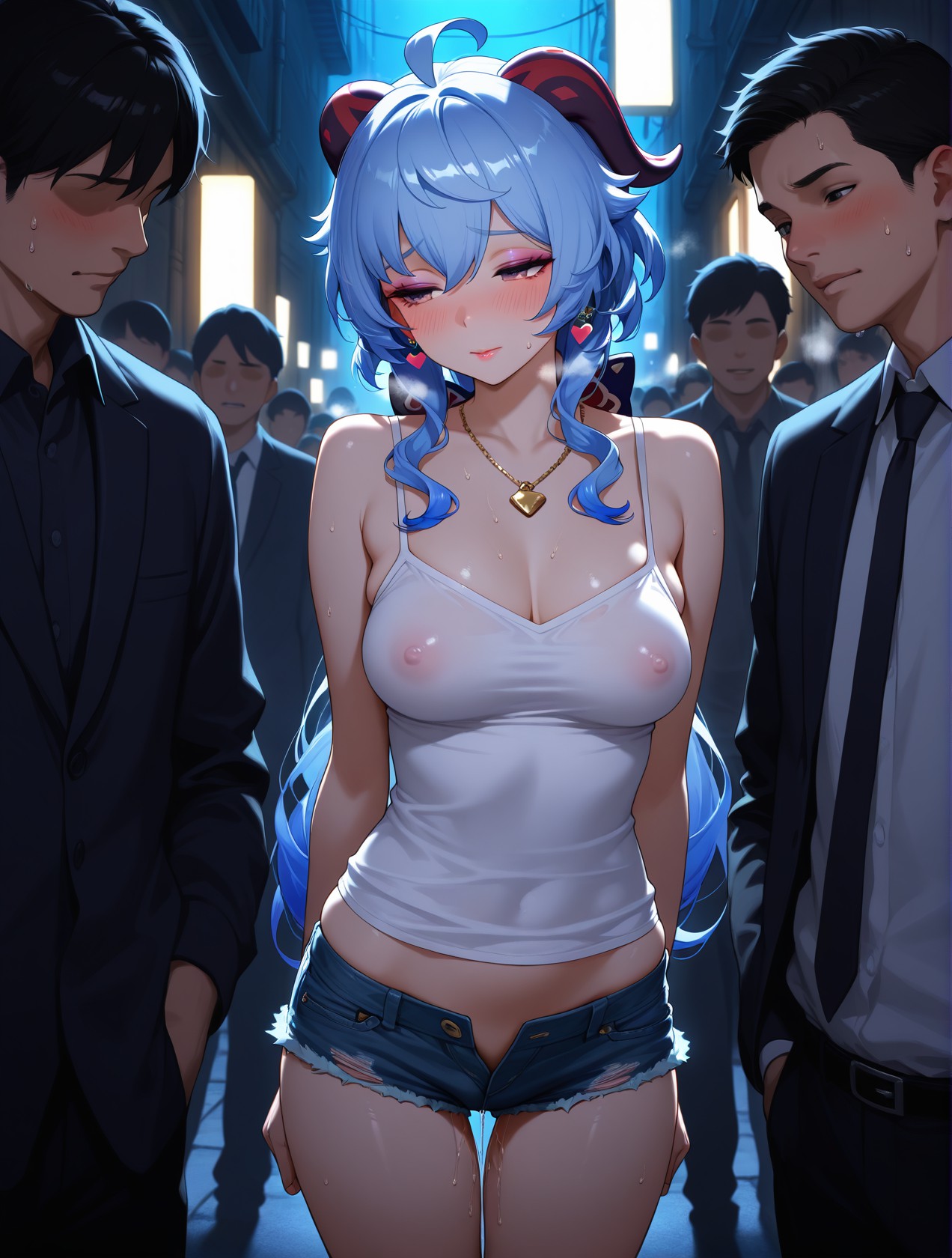 ganyu STREETWALKER 立ちんぼ page 19 featuring ganyu genshin impact parody - big penis bbm hentai manga - read online free