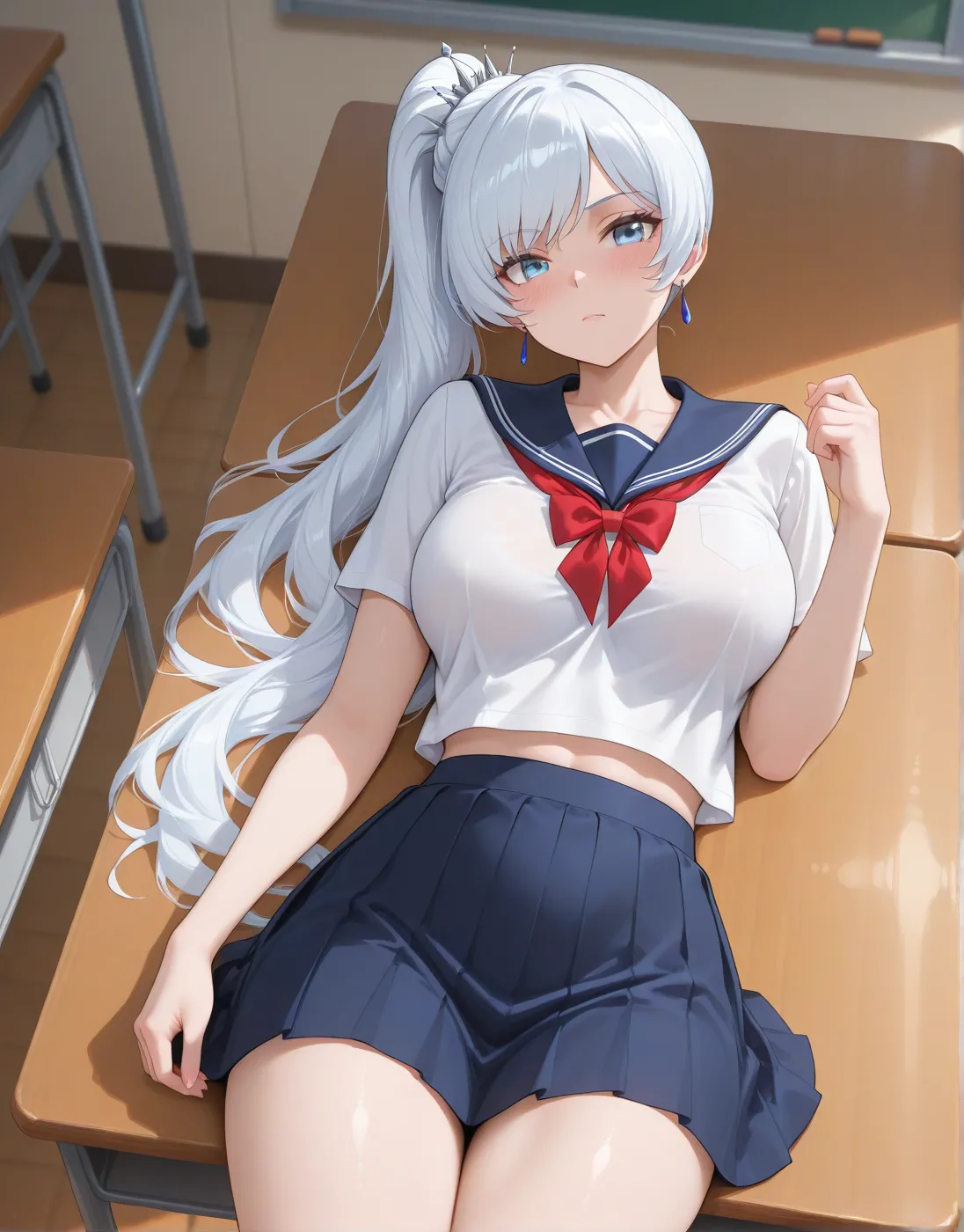 Weiss Schnee 238 pics page 26 featuring weiss schnee rwby parody - schoolgirl uniform nakadashi hentai manga - read online free