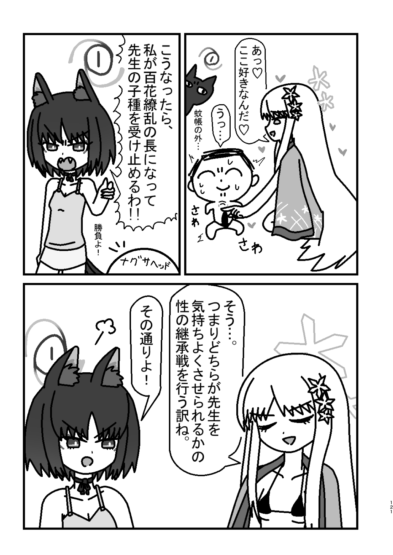 Men's Esthetic Hyakka Ryouran Goudou page 120 featuring kikyou kiryuu blue archive parody - handjob big breasts hentai manga - read online free