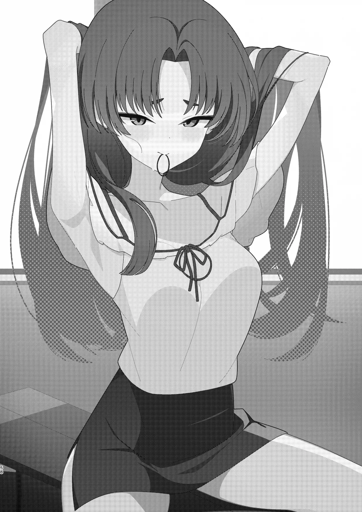 Men's Esthetic Hyakka Ryouran Goudou page 57 featuring kikyou kiryuu blue archive parody - handjob big breasts hentai manga - read online free