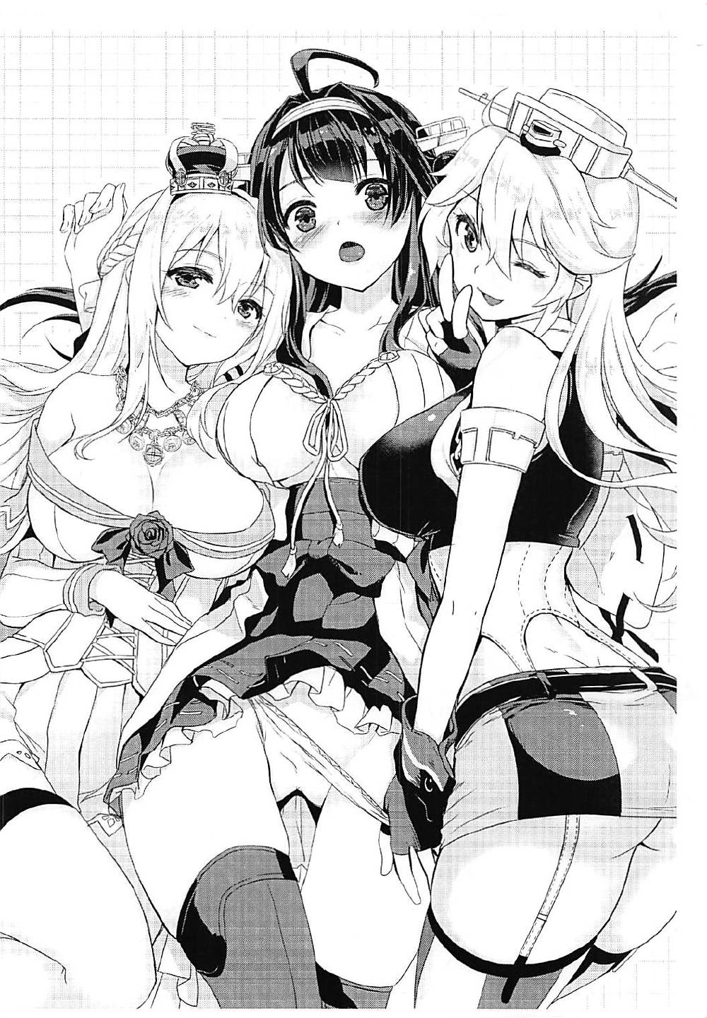 Sakurasaku Yoru, Sake ni Yotta Toki | A Drunken Night Under Blooming Cherry Blossoms page 25 featuring hatakaze kantai collection parody - sole male group hentai manga - read online free