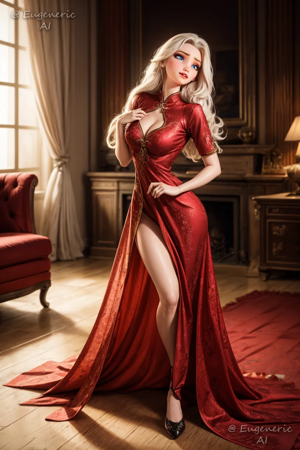 Elsa Chipao page 35 featuring princess elsa frozen parody - sole female big penis hentai manga - read online free