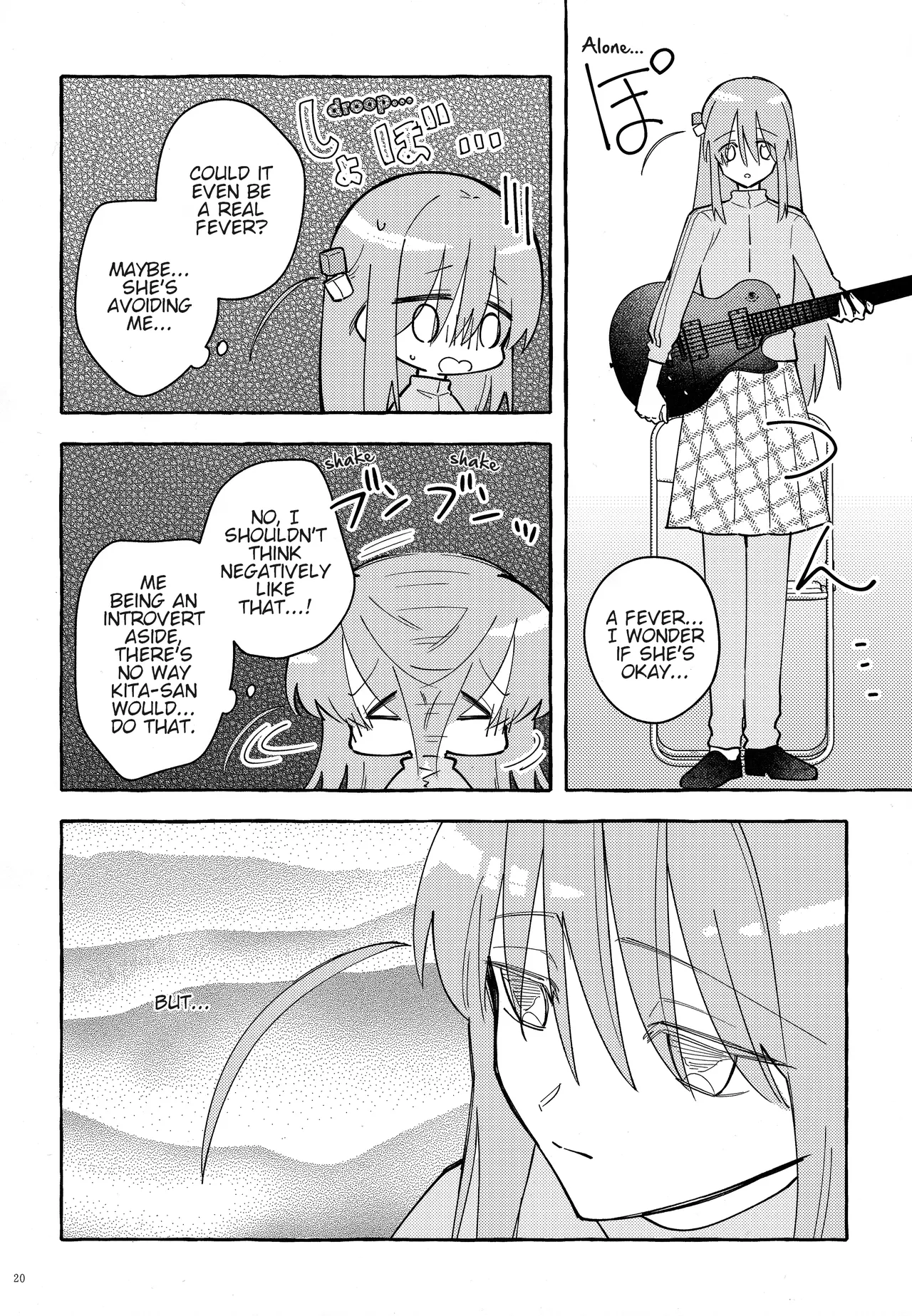 Kyoukankaku Guitar | Synesthetic Guitar page 21 featuring hitori gotou bocchi the rock parody - rough translation yuri hentai manga - read online free