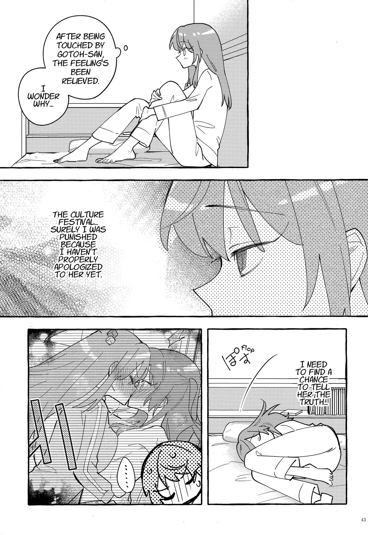 Kyoukankaku Guitar | Synesthetic Guitar page 44 featuring hitori gotou bocchi the rock parody - rough translation yuri hentai manga - read online free