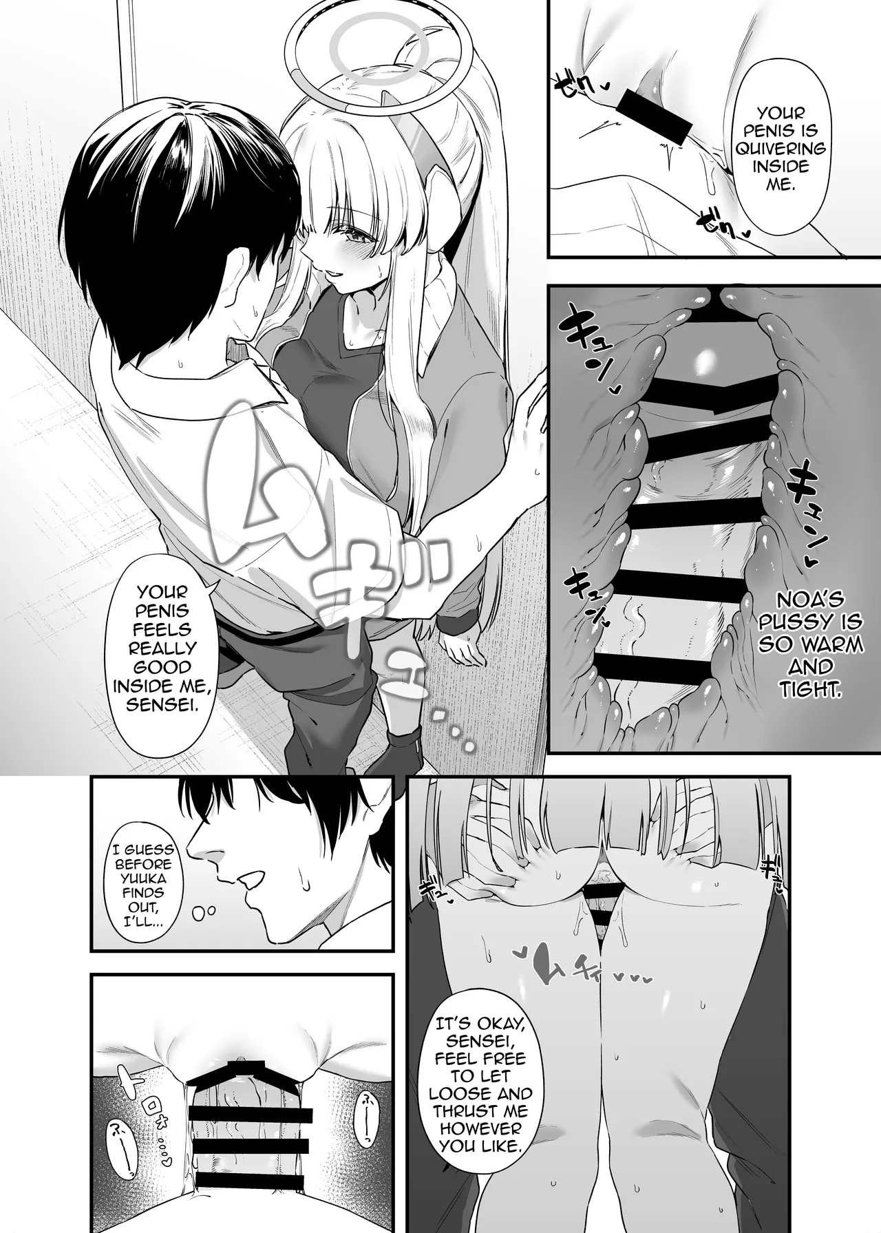 Sensei OJikan Itadakimasu Ne | I'll be taking a moment of your time, Sensei. page 19 featuring sensei blue archive parody - sole female sole male hentai manga - read online free