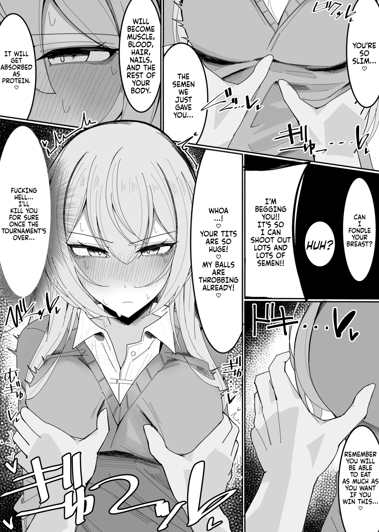 [Fuaku Yuu (Yufuck)] Zamen Oogui Taikai | The Cum-Binge-Eating Championship [English] [Fallen Games] page 15 original parody - sole female smell hentai manga - read online free