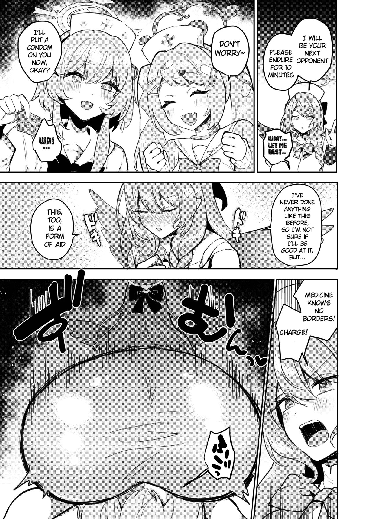Futanari Tea Party Dosukebe Colosseum Nagisa VS Sisterhood + Kyuugo Kishidan - Page 16
