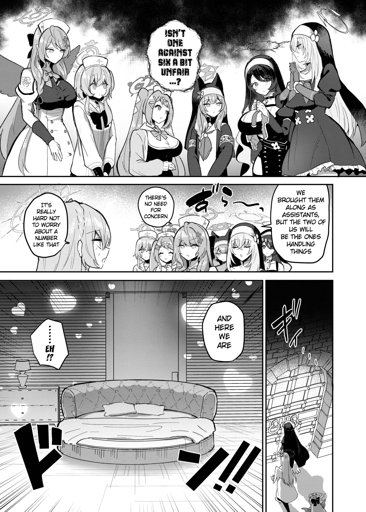 Futanari Tea Party Dosukebe Colosseum Nagisa VS Sisterhood + Kyuugo Kishidan - Page 6