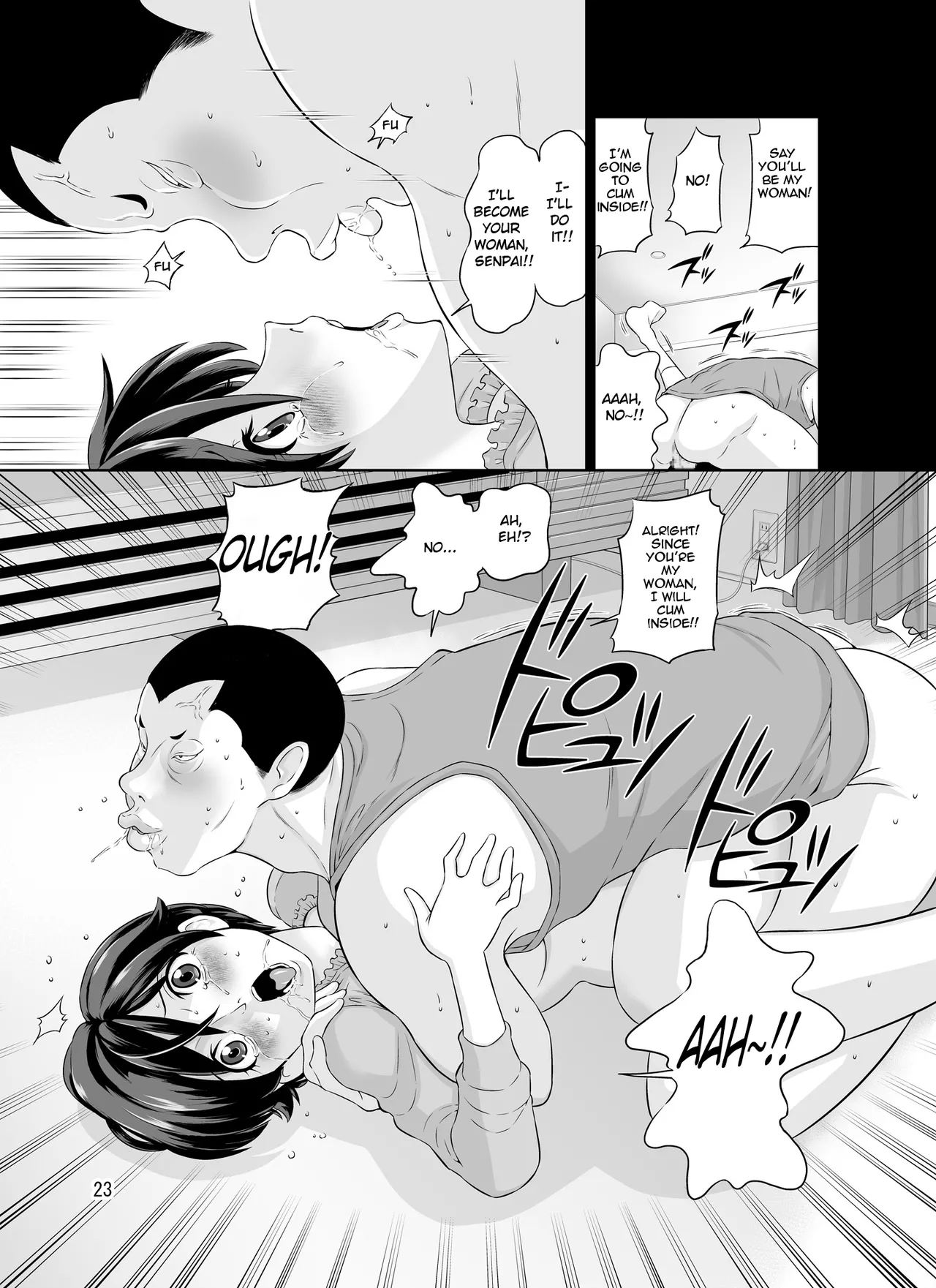 Hitozuma Maho-san no Netorare Video Letter | Married Woman Maho's Cuckold Video Letter page 23 original parody - big breasts netorare hentai manga - read online free