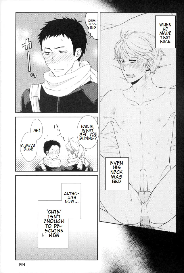 [Lo5type (Aizawa)] Yume o Mite Ita (I Had a Dream) – Haikyuu!! page 18 featuring daichi sawamura haikyuu parody - beauty mark anal hentai manga - read online free