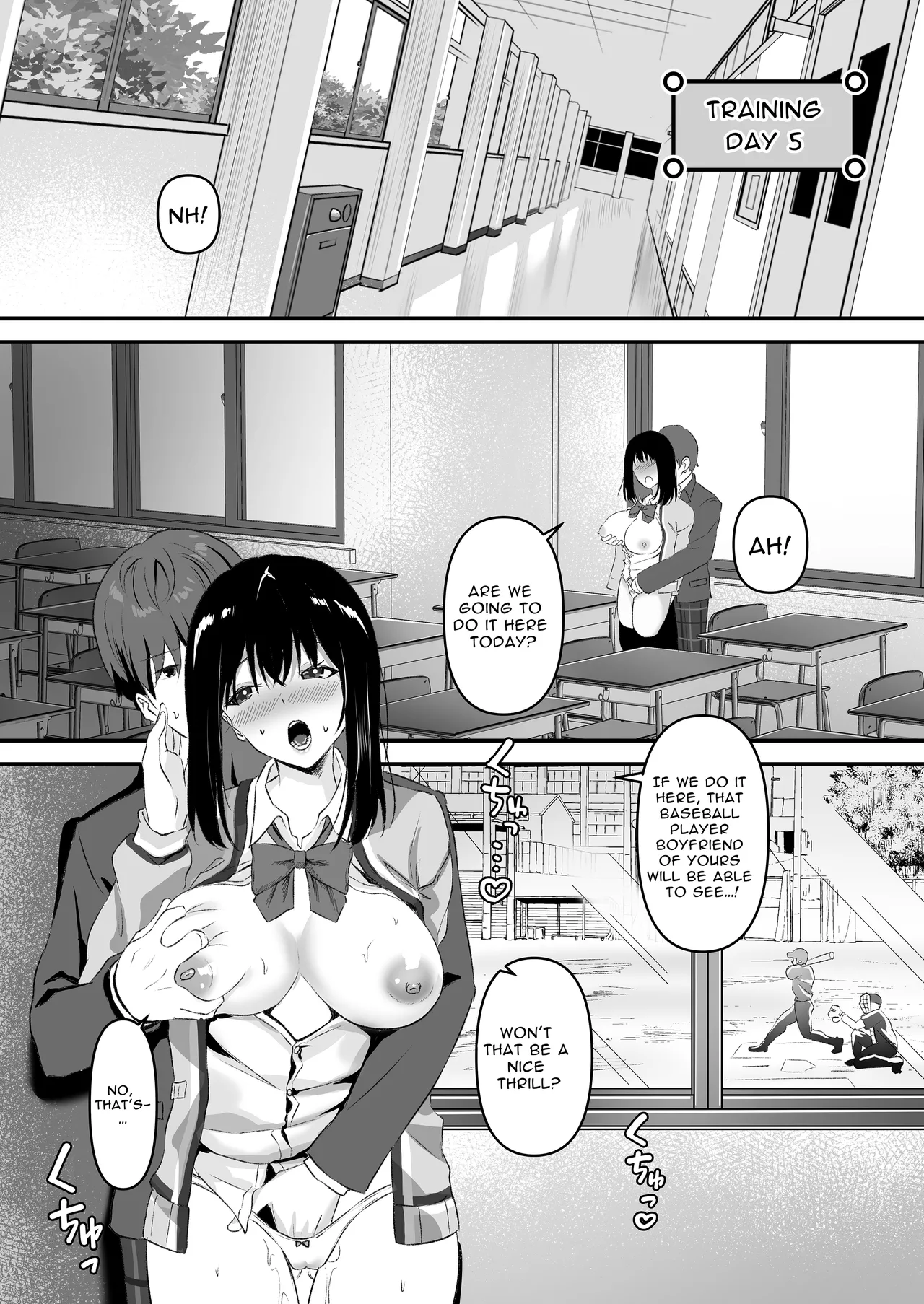 JK Odoshite Isshuukan de Netori Kansui! Kareshi o Mamoru Kenage na Anoko o Choukyou shichaou! | Blackmailed JK Cucked Within The Week! page 25 original parody - squirting handjob hentai manga - read online free