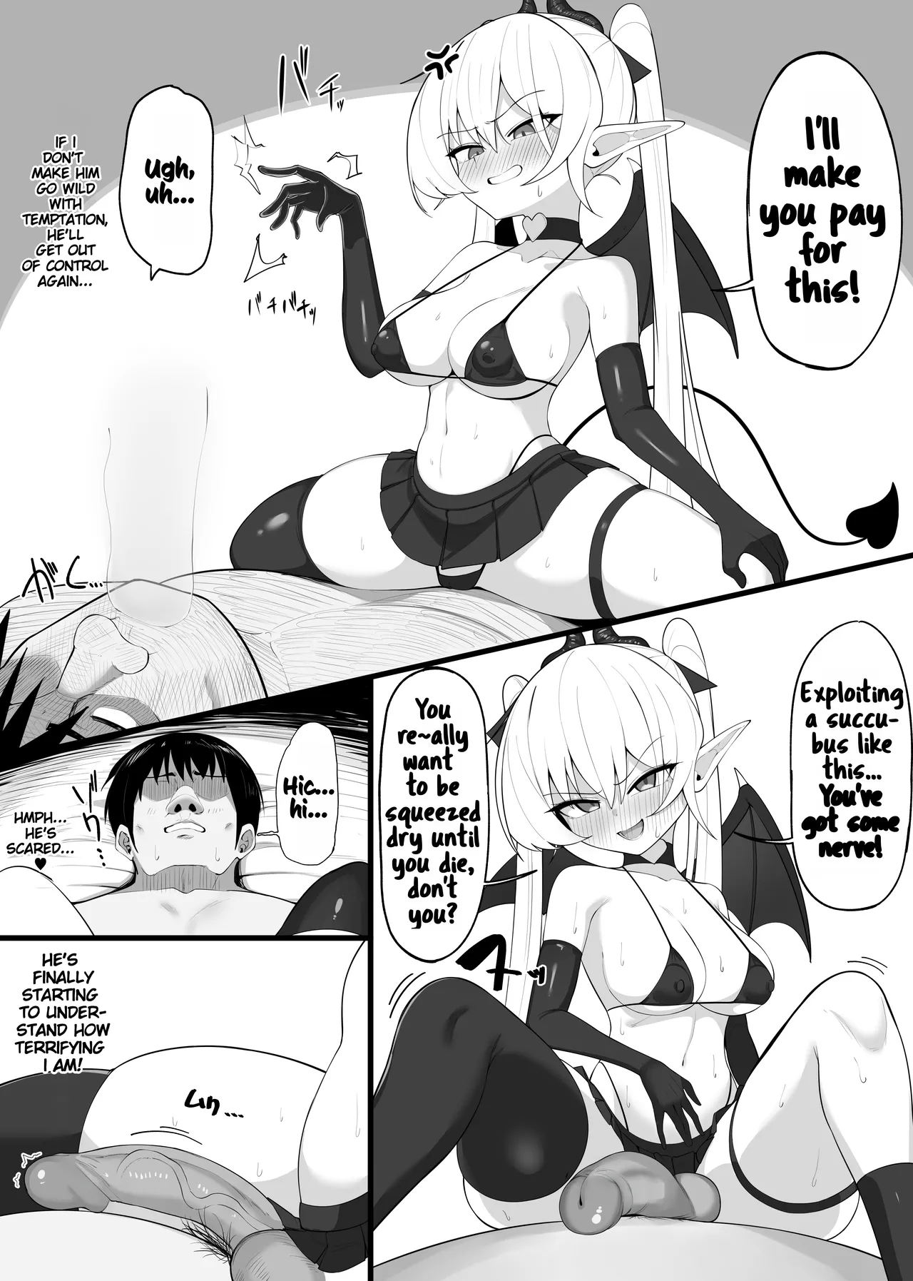 Atashi no Ejiki ni Narinasai! | You shall be the succubus's prey! page 25 original parody - squirting big breasts hentai manga - read online free