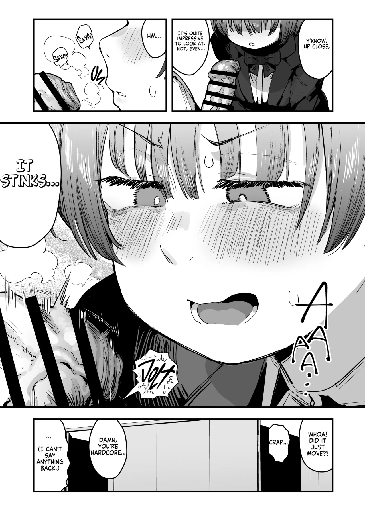 [Anon 2-okunen] Ittai Dou Natte Shimau no ka!? (Chinkasu shuu Okazu ni Onanie Saremasu) | What the hell will happen?! (She's gonna finger herself while sniffing my smegma stench!) [English] [KM_42] [Ongoing] page 73 original parody - big breasts glasses hentai manga - read online free