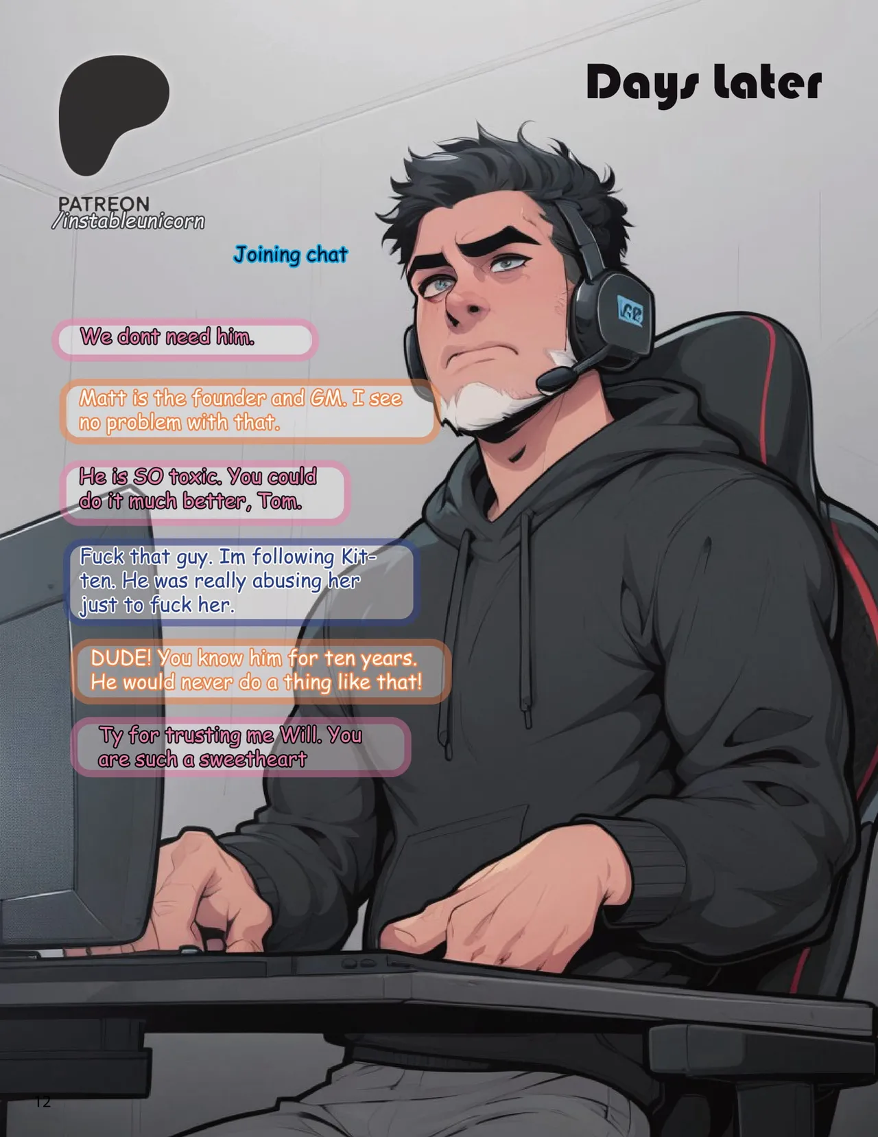 Kittensaur Origins - InstableUnicorn - AI generated page 12 - ai generated hentai manga - read online free