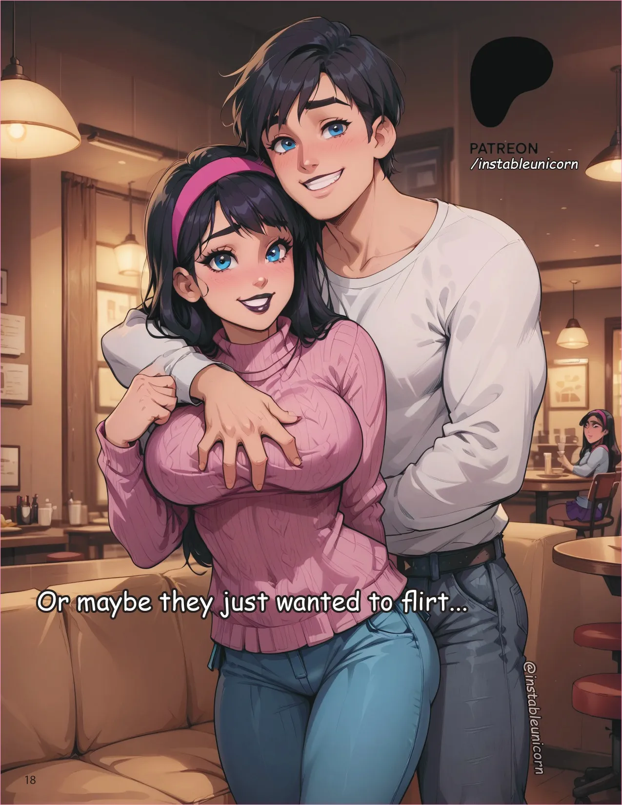 Becoming Luna 3 - InstableUnicorn - AI generated page 14 - shemale mind control hentai manga - read online free