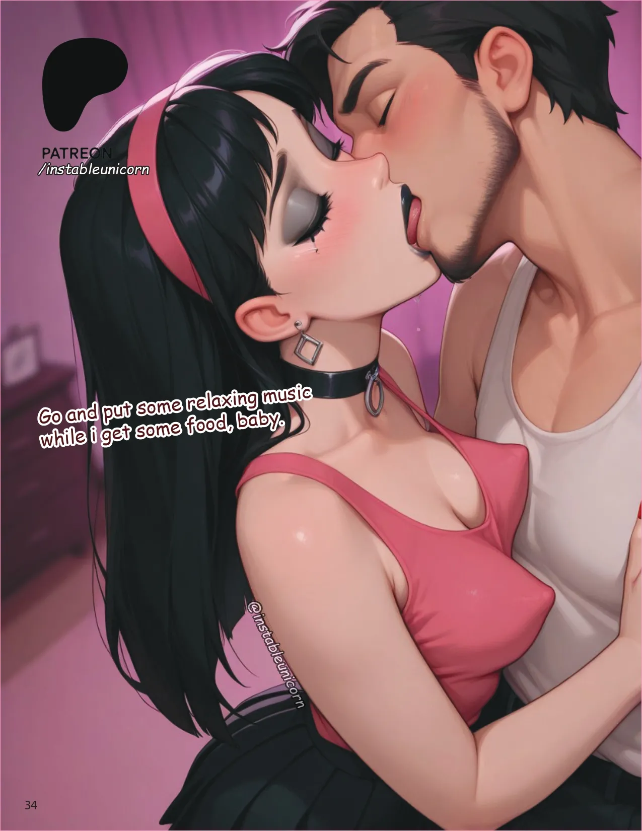 Becoming Luna 3 - InstableUnicorn - AI generated page 30 - shemale mind control hentai manga - read online free