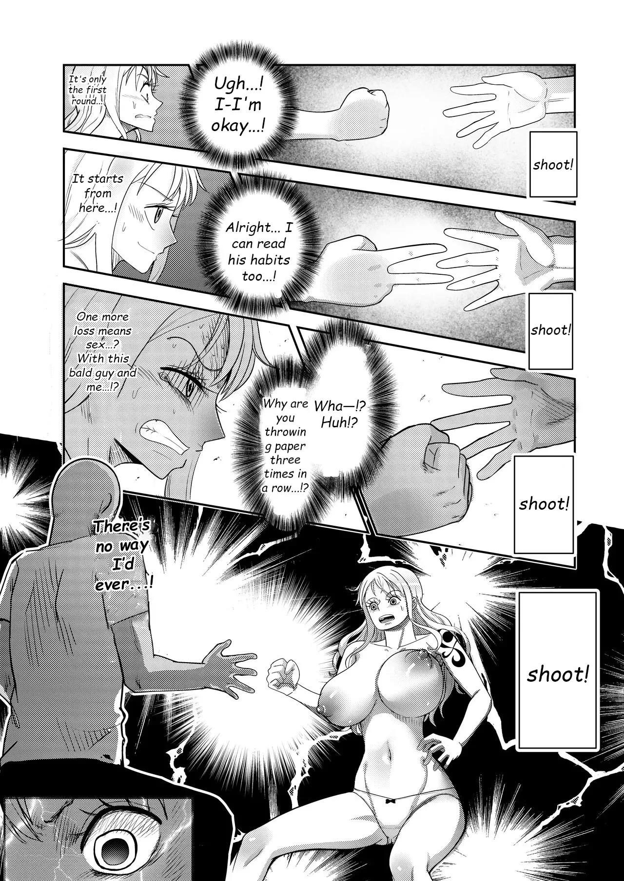 Hage Mob to Nami-san Wakarase Honban Yakyuuken page 12 featuring nami one piece parody - big breasts hairy hentai manga - read online free