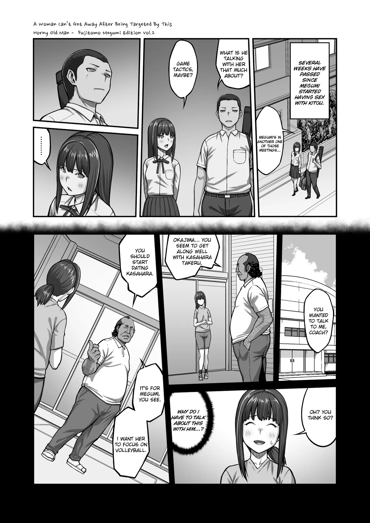 [ClimbCrown] Nakadashi Oji-san ni Nerawareta Mesu wa Nigeru Koto ga Dekinai ~Fujitomo Megumi Hen 2~ | A Woman Can’t Get Away After Being Targeted By This Horny Old Man - Fujitomo Megumi Edition Vol.2 [English] =White Symphony= [Digital] page 45 original parody - sole female sole male hentai manga - read online free