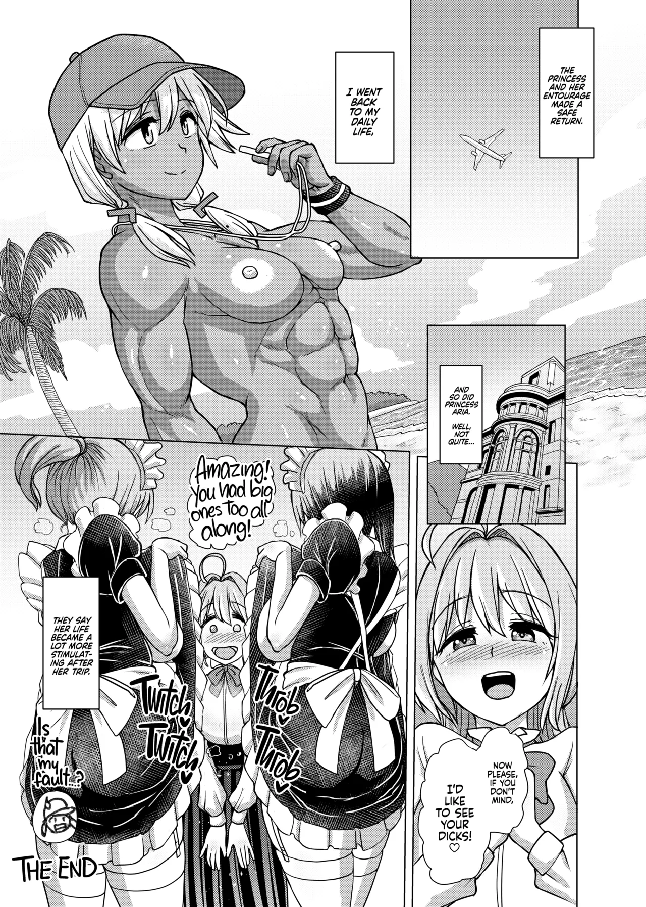 Futanari Beach Police no Oshigoto | Working at the Futanari Beach Police 3 page 42 original parody - futanari big breasts hentai manga - read online free