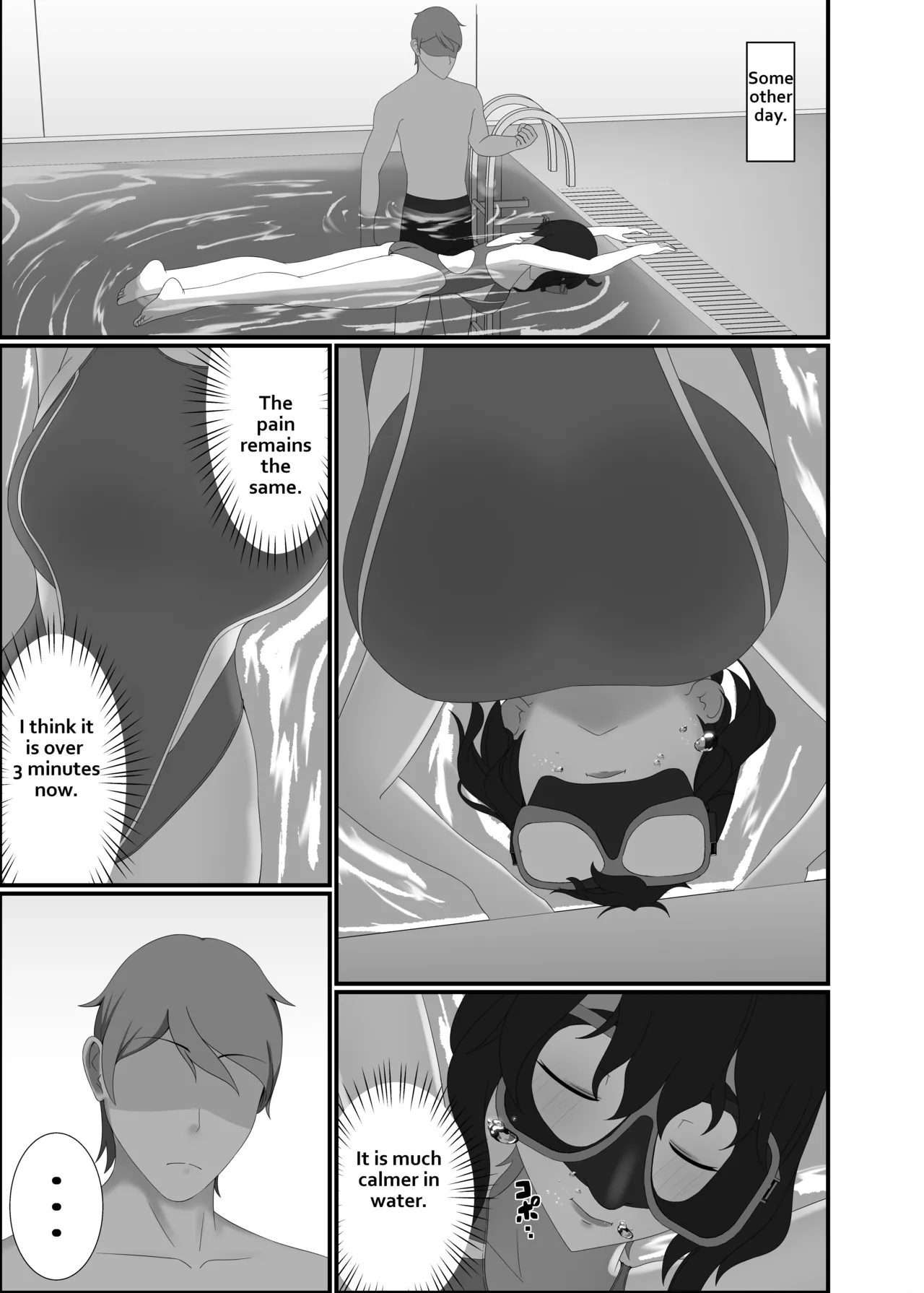 Kairaku wa Minasoko made | Pleasure reaches the bottom of the pool page 19 original parody - gloves swimsuit hentai manga - read online free
