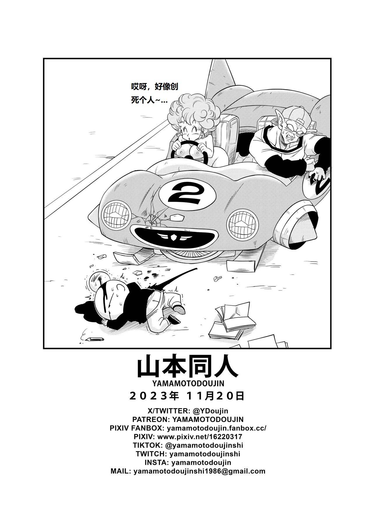 燃烧的大道!!悟空比克学开车!! page 19 dragon ball z parody - rough translation hentai manga - read online free
