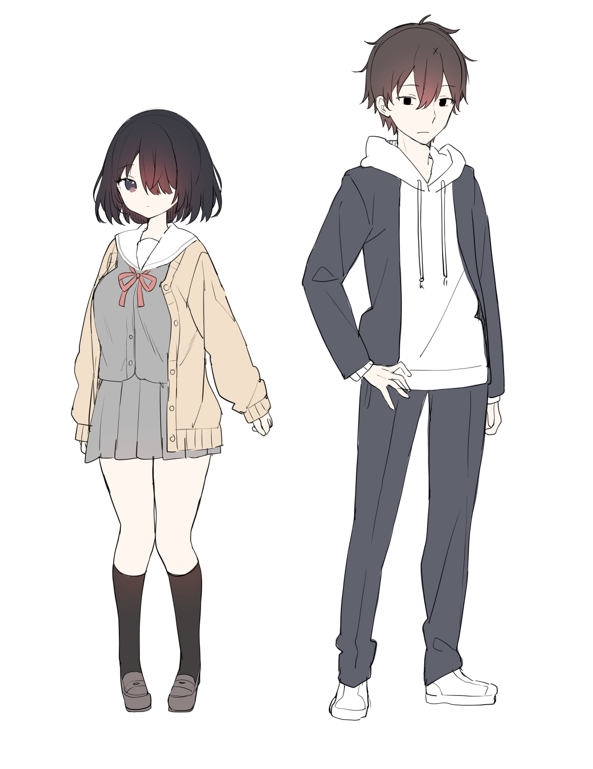 Muhyoujou-kei Kanojo no Hatsujou Switch | 无表情系女友的发情开关 page 58 original parody - big breasts schoolgirl uniform hentai manga - read online free