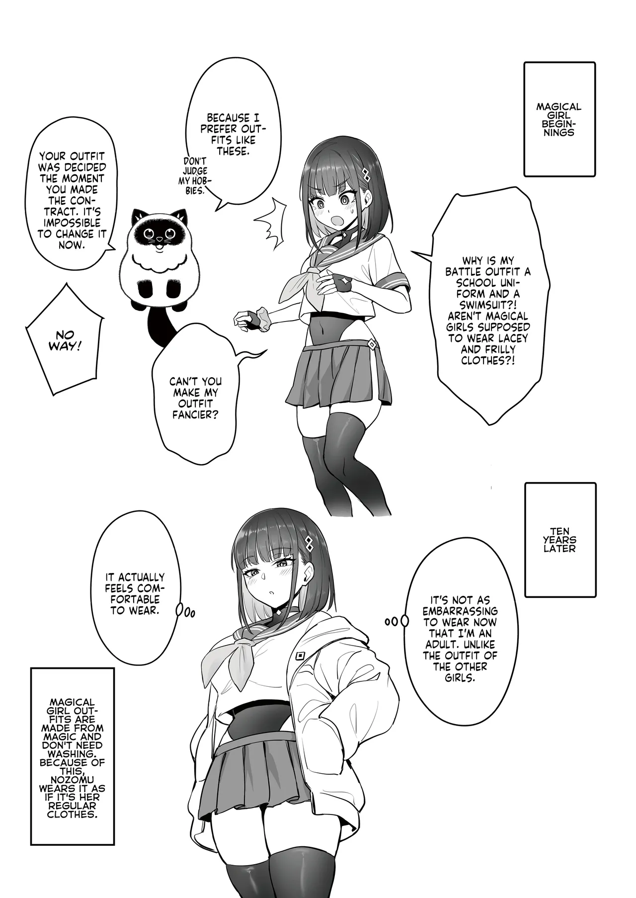 Moto Mahou Shoujo no Shigoto Hanashi Ao | The Former Magical Girl Blue's Work page 34 original parody - sole female sole male hentai manga - read online free