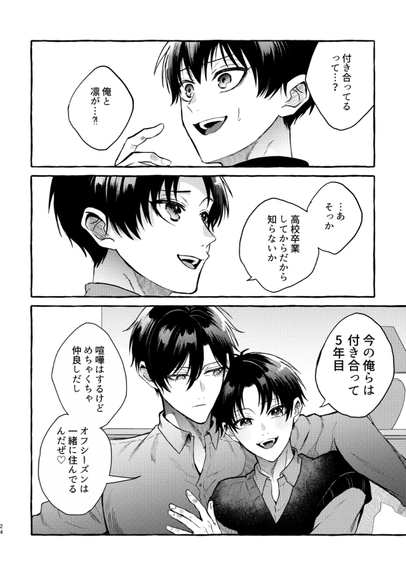 凛潔 page 22 featuring yoichi isagi blue lock parody - tracksuit multi-work series hentai manga - read online free