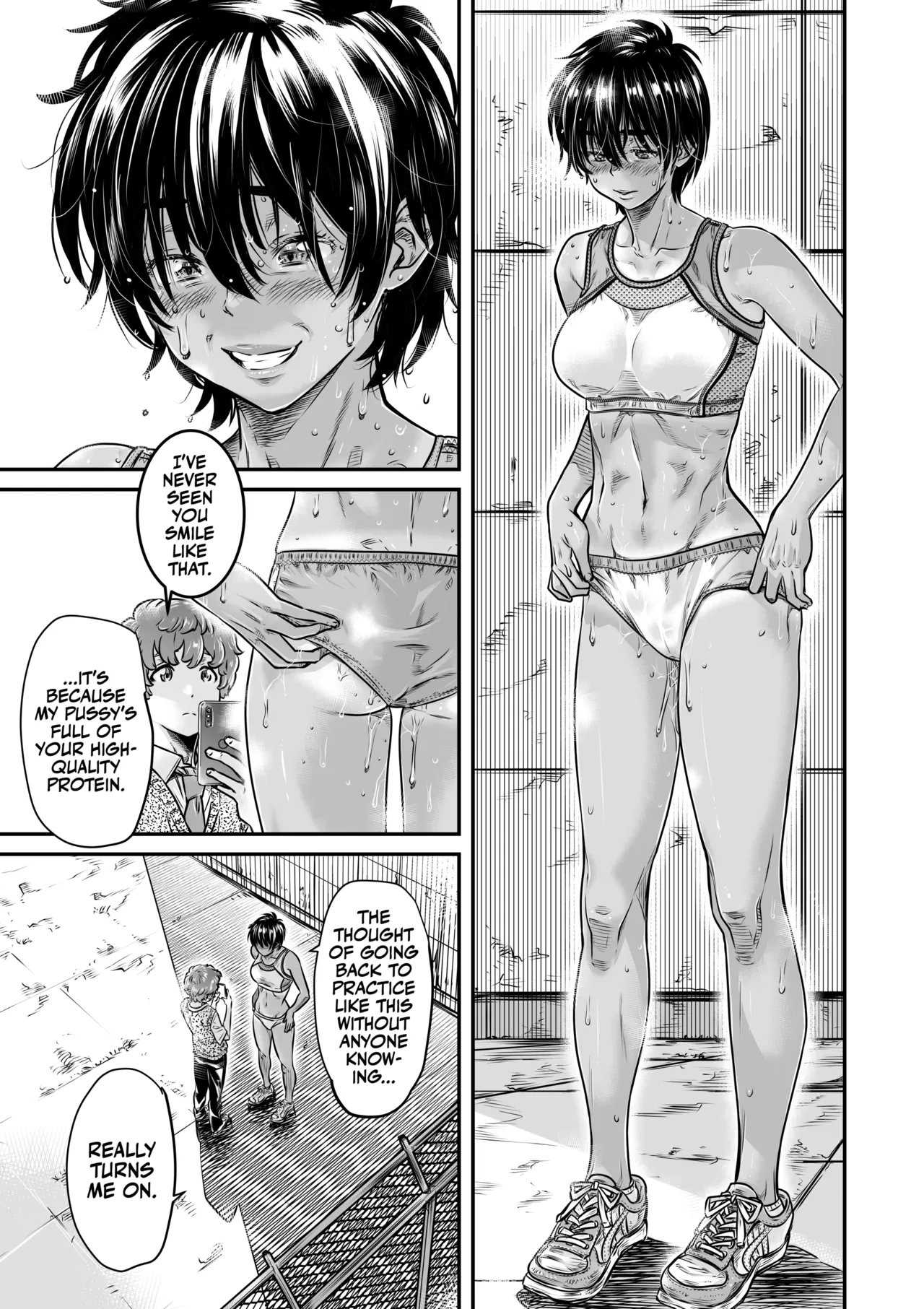 Shinchou 175cm no Rikujou Joshi wa Kouhai Danshi no Seishi o Chitsu ni Tameta mama Hashiritai | Tall Track and Field Girl Wants Junior's Cum in Her Pussy - Page 30
