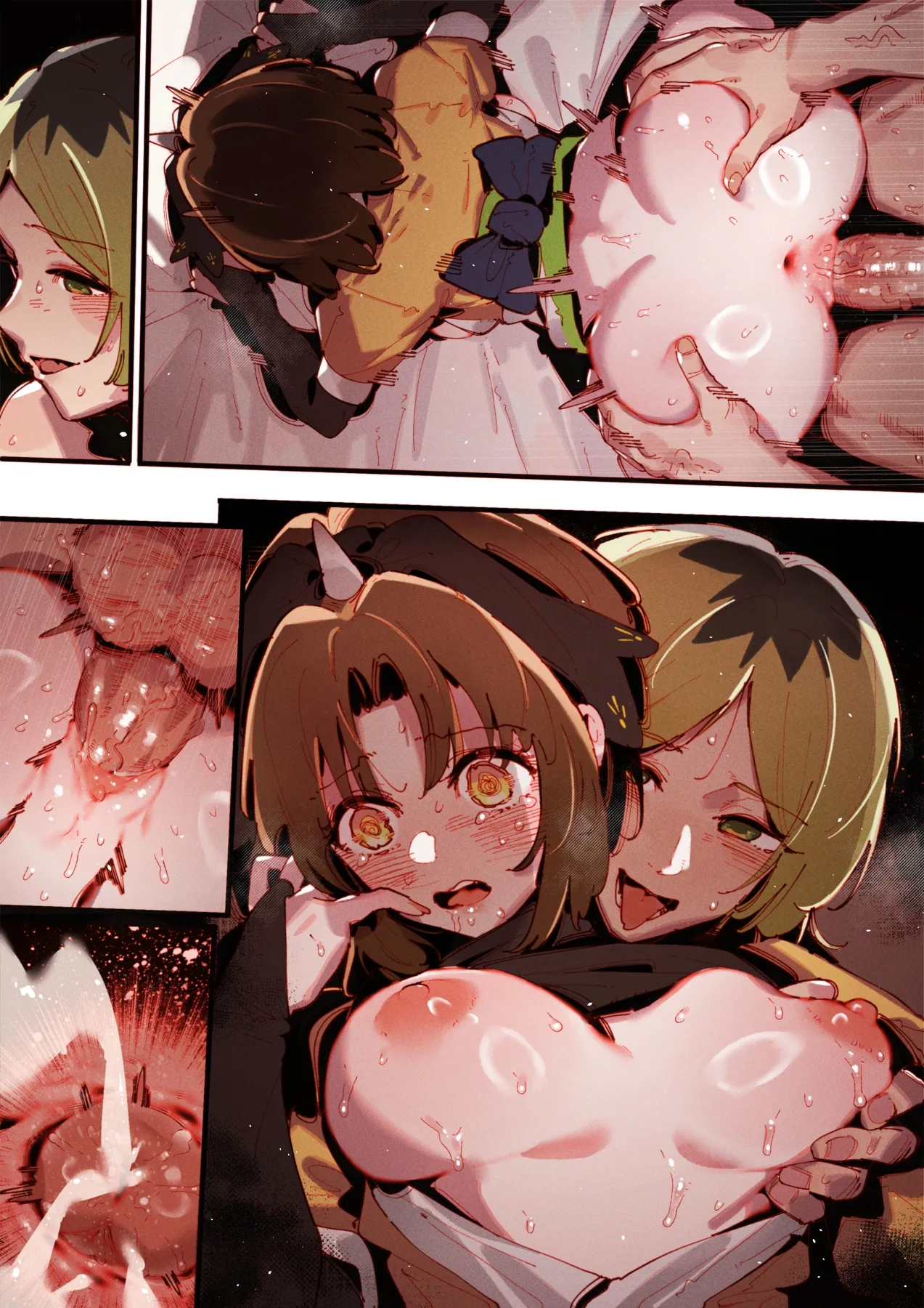 01-24_Akane &...😎🍆💢 & _Kana &...👒🍆💢 & Miyako page 98 featuring aqua hoshino oshi no ko parody - nakadashi full color hentai manga - read online free