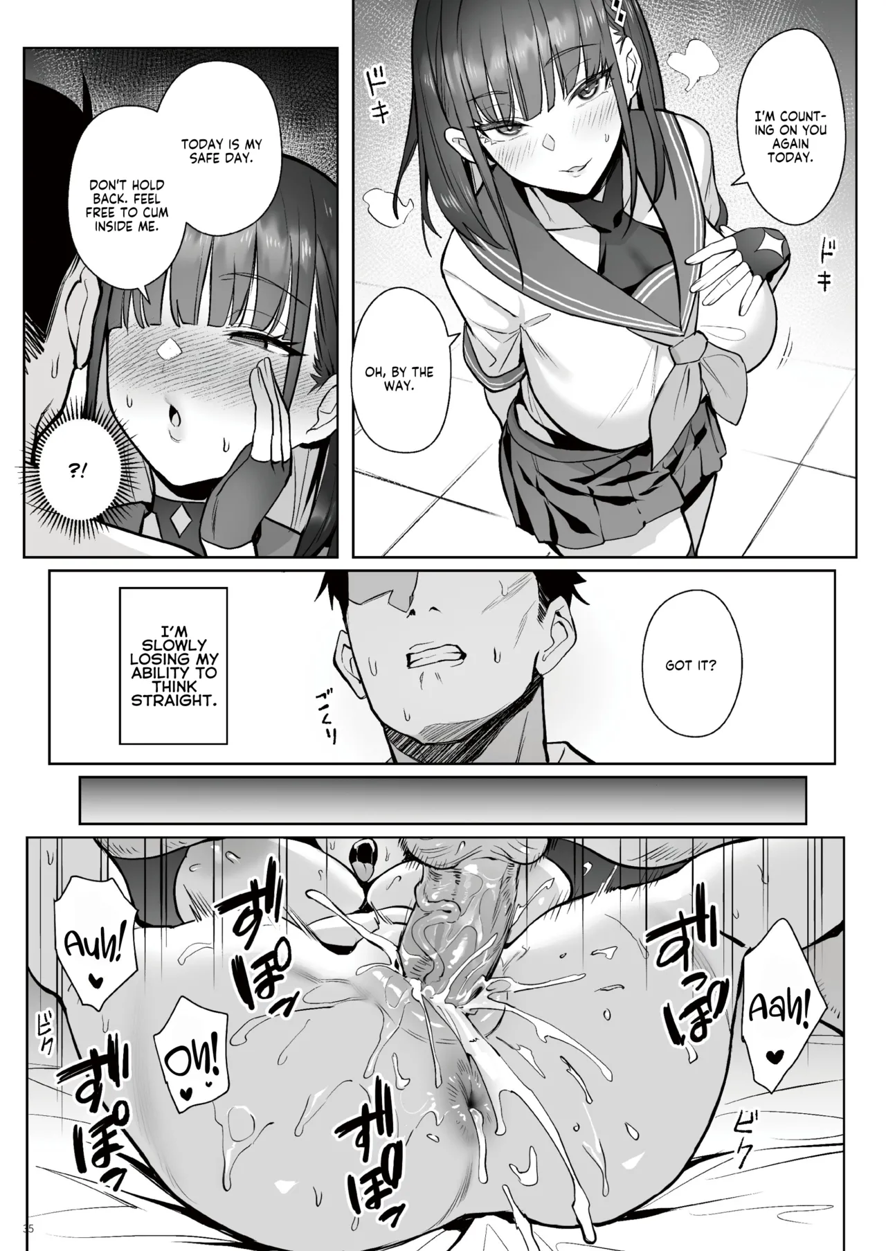 Moto Mahou Shoujo no Shigoto Hanashi Ao Zenjitsutan | Former Magical Girl Blue's Work: The Prequel page 34 original parody - squirting scar hentai manga - read online free