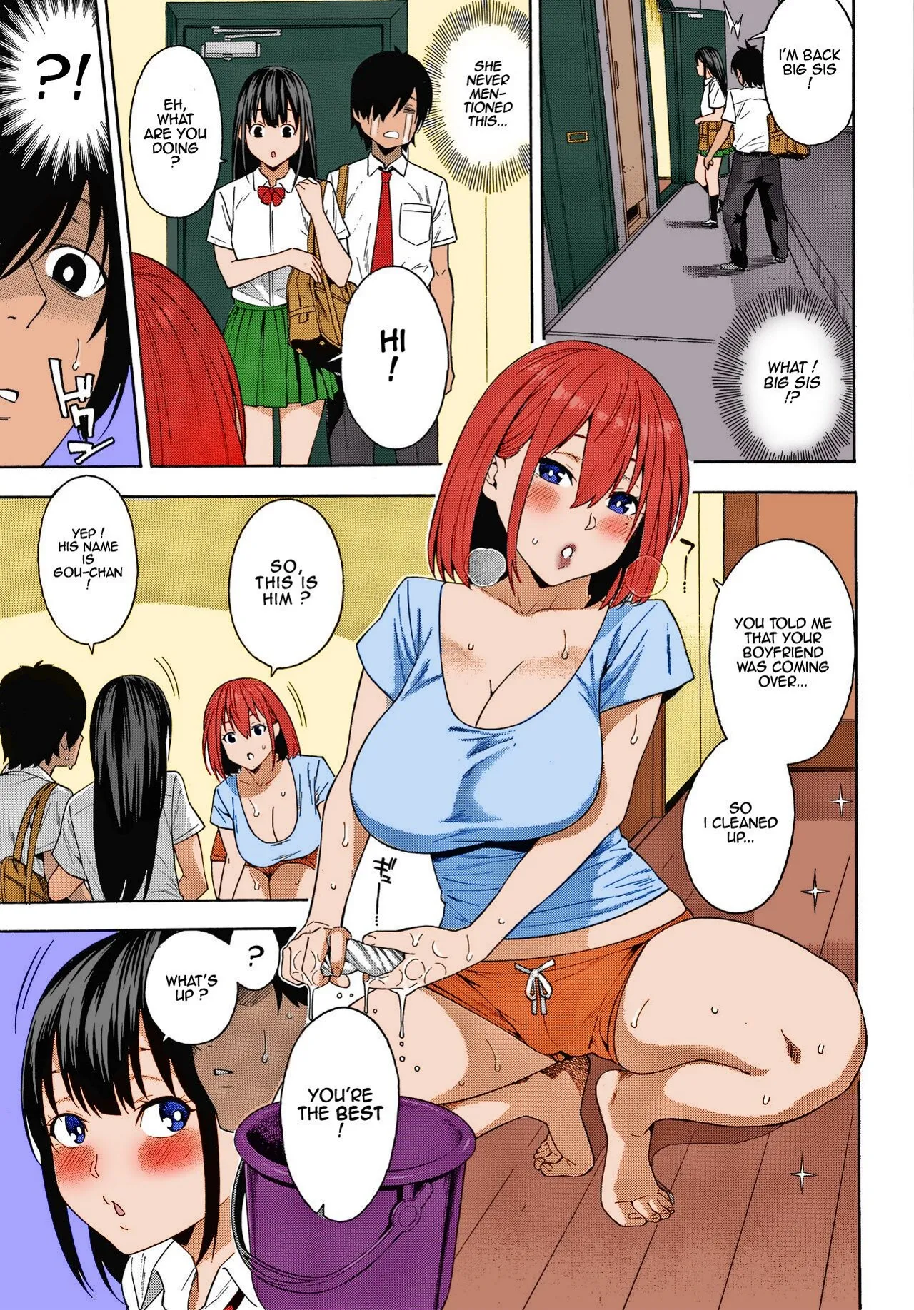 My Girlfriend's Hot StepSister page 10 - big breasts full color hentai manga - read online free