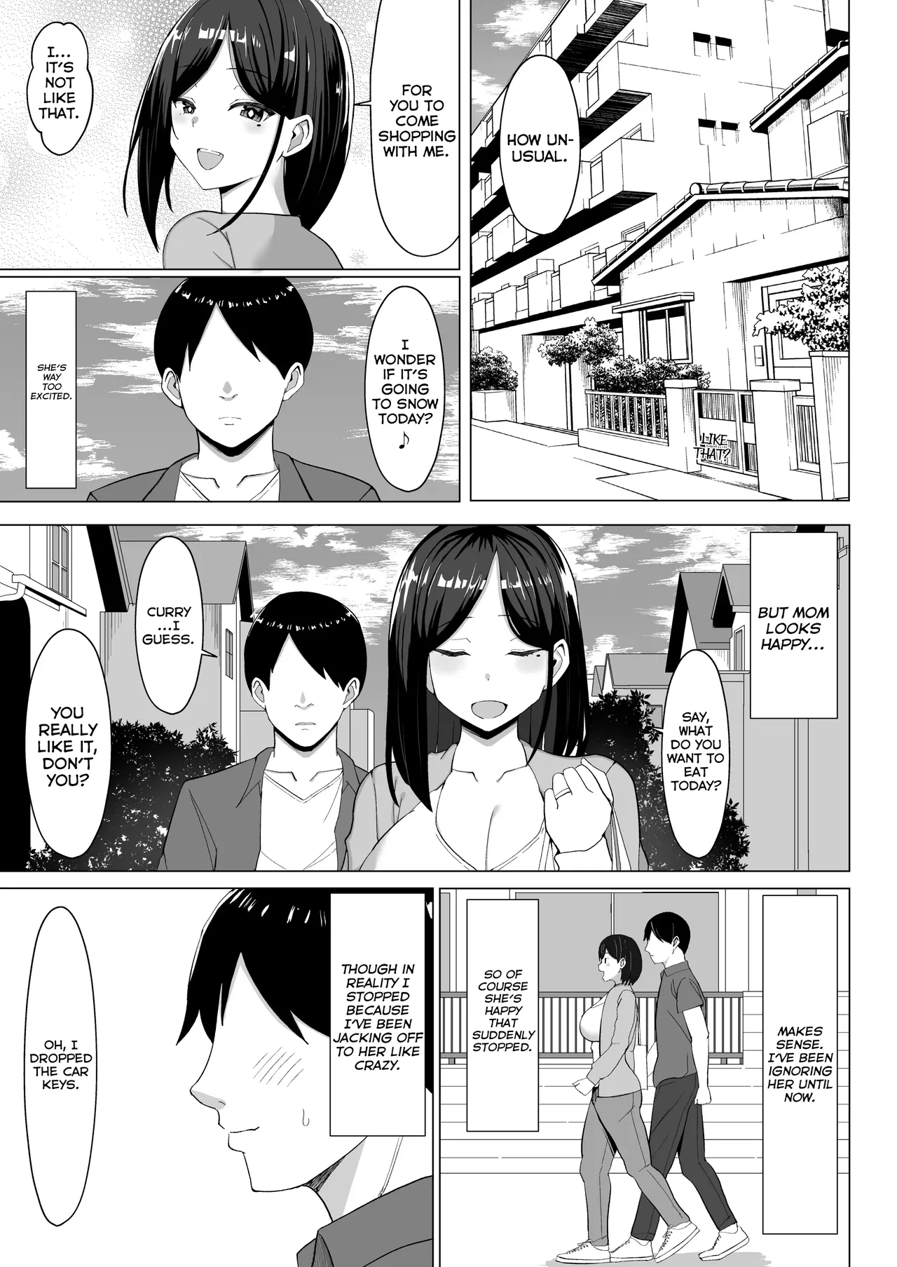 [Mustard Teikoku (Europia)] Kaa-chan to Sex Shinai to Derarenai Heya ~Kuchiurusai Haha to Hankouki no Ore~ | A Room I Can't Leave Without Having Incestuous Sex With My Mom: My Nagging Mother and Rebellious Me [English] [PPanGames] page 10 original parody - milf sweating hentai manga - read online free