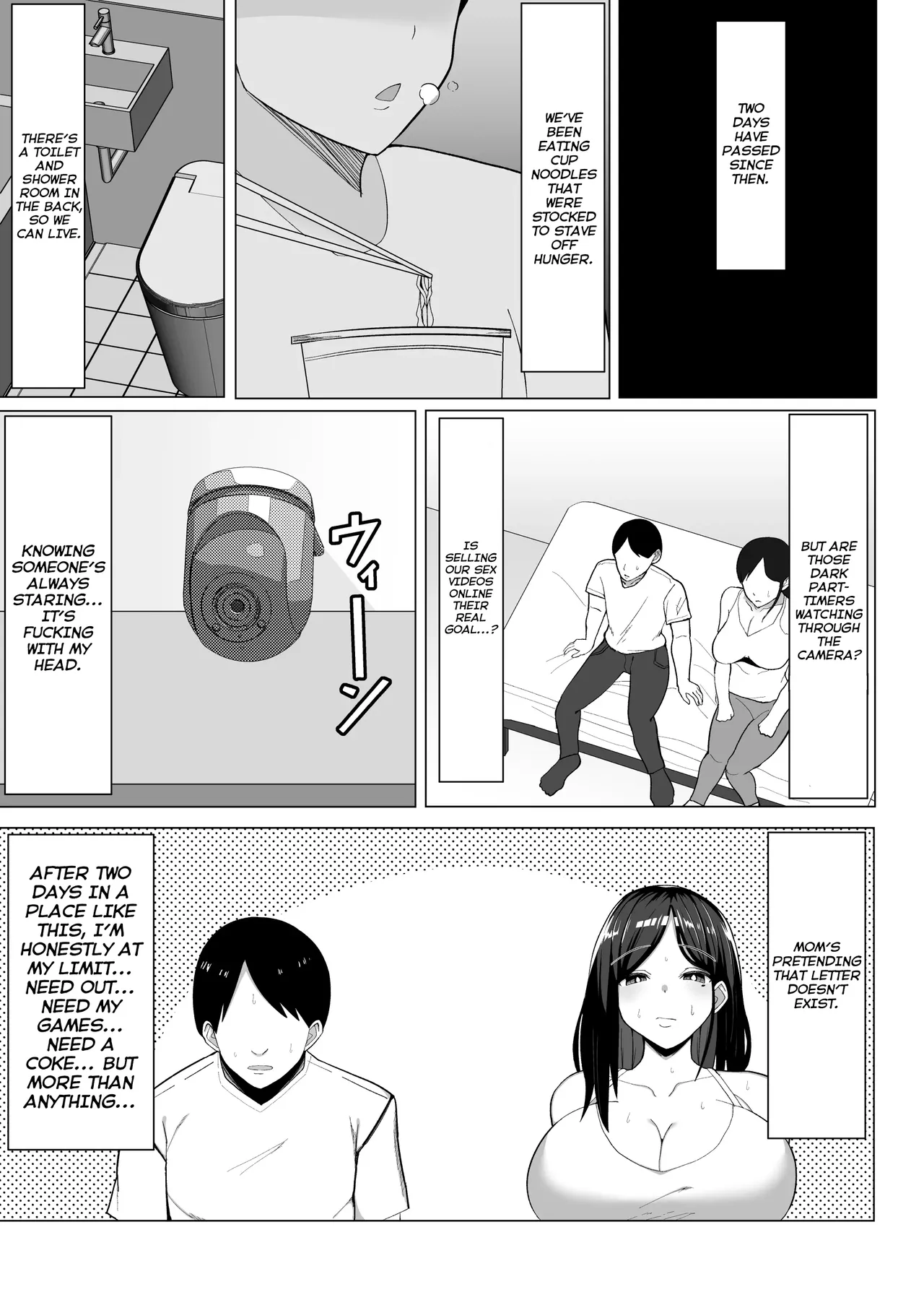 [Mustard Teikoku (Europia)] Kaa-chan to Sex Shinai to Derarenai Heya ~Kuchiurusai Haha to Hankouki no Ore~ | A Room I Can't Leave Without Having Incestuous Sex With My Mom: My Nagging Mother and Rebellious Me [English] [PPanGames] page 14 original parody - sole female sole male hentai manga - read online free