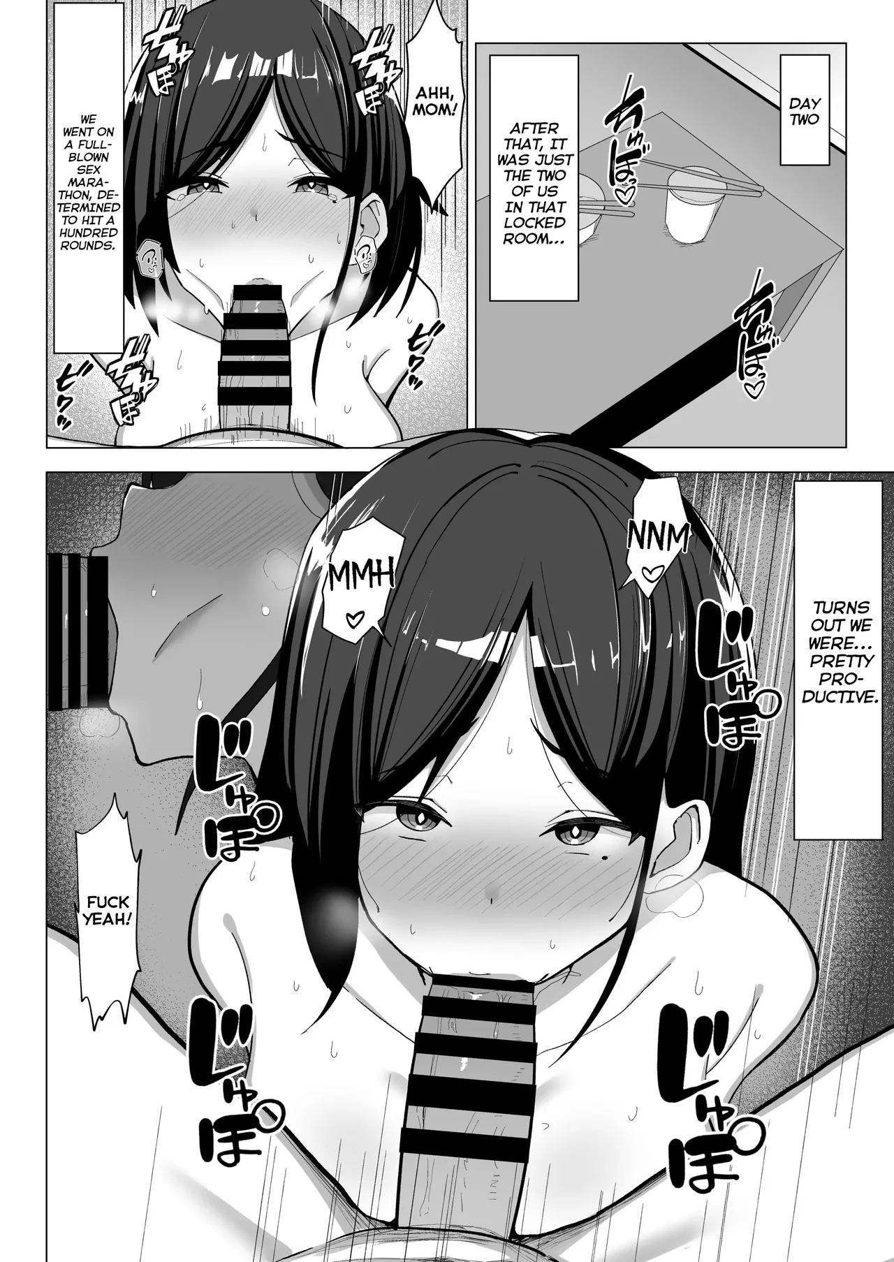 [Mustard Teikoku (Europia)] Kaa-chan to Sex Shinai to Derarenai Heya ~Kuchiurusai Haha to Hankouki no Ore~ | A Room I Can't Leave Without Having Incestuous Sex With My Mom: My Nagging Mother and Rebellious Me [English] [PPanGames] page 49 original parody - milf sweating hentai manga - read online free