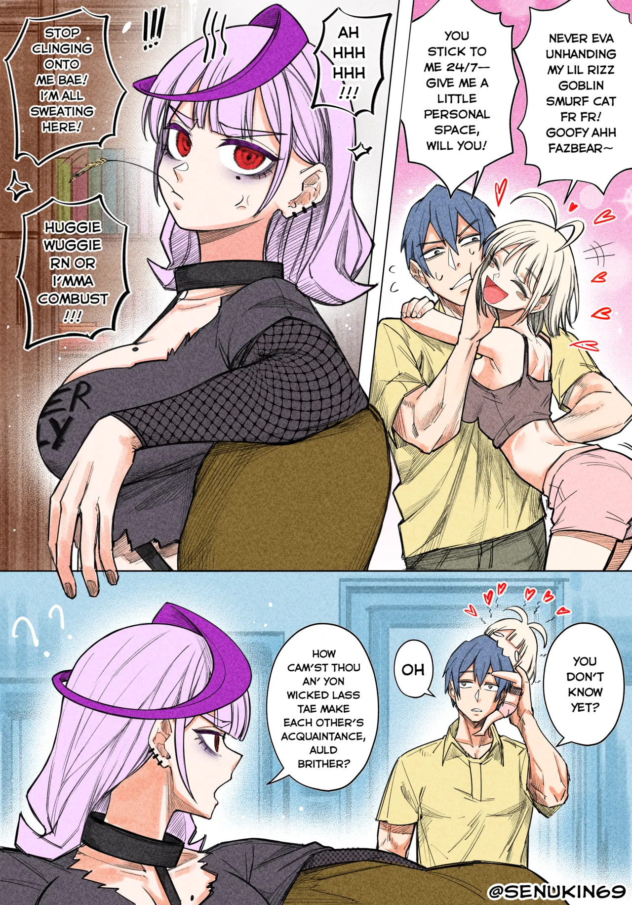 Brainrot Girlfriend page 68 original parody - sole female sole male hentai manga - read online free