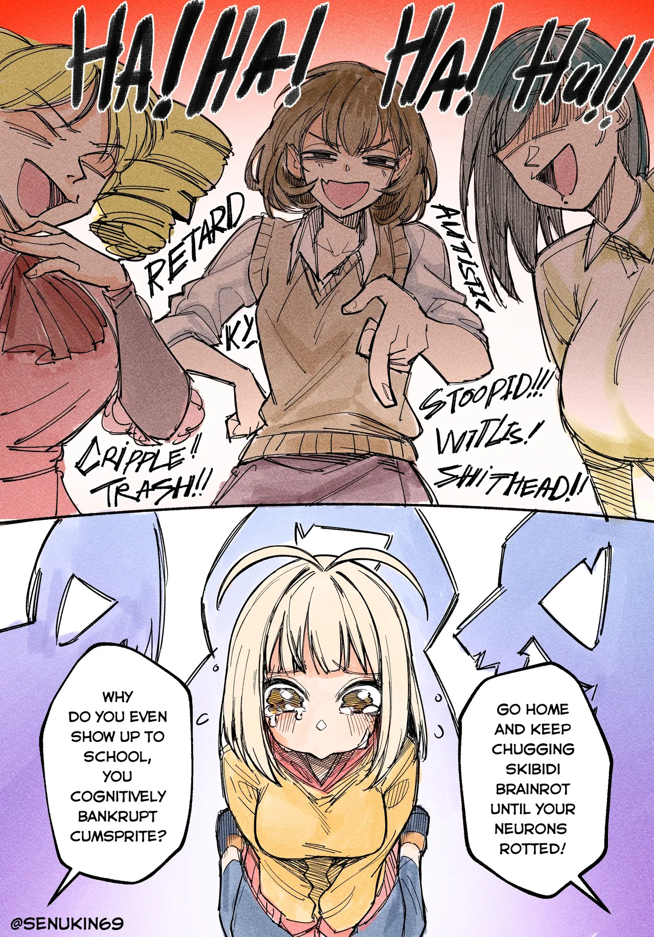 Brainrot Girlfriend page 72 original parody - sole female sole male hentai manga - read online free