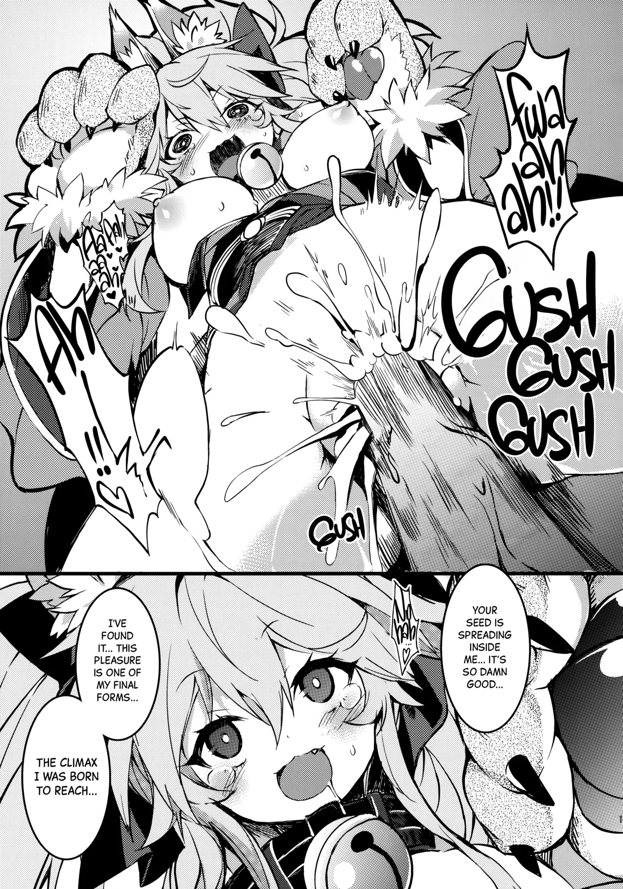 (C102) [Tomato Kanzume (Tomatomato)] Cat-chan Pakopako Tanetsuke Seikatsu | Cat-chan's Hanky-Panky Breeding Life (Fate/Grand Order) [English] [Black Grimoires] [Decensored] page 12 featuring tamamo cat fate grand order parody - uncensored anal hentai manga - read online free