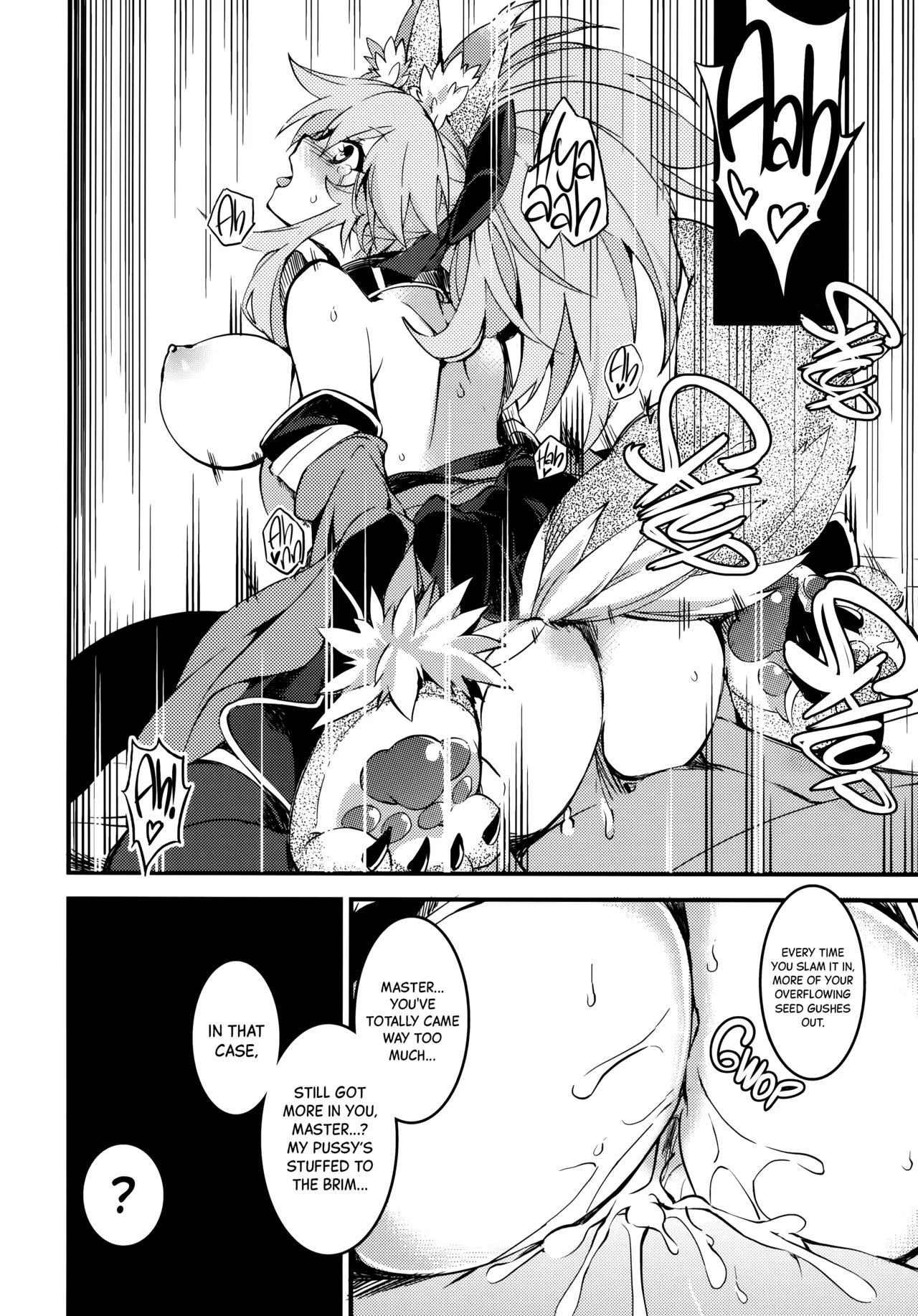(C102) [Tomato Kanzume (Tomatomato)] Cat-chan Pakopako Tanetsuke Seikatsu | Cat-chan's Hanky-Panky Breeding Life (Fate/Grand Order) [English] [Black Grimoires] [Decensored] page 13 featuring tamamo cat fate grand order parody - sole female sole male hentai manga - read online free