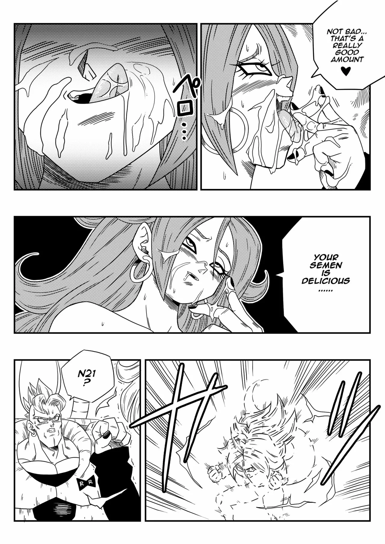 Busty Android Wants to Dominate the World!! page 9 featuring android 21 dragon ball z parody - big penis rough translation hentai manga - read online free