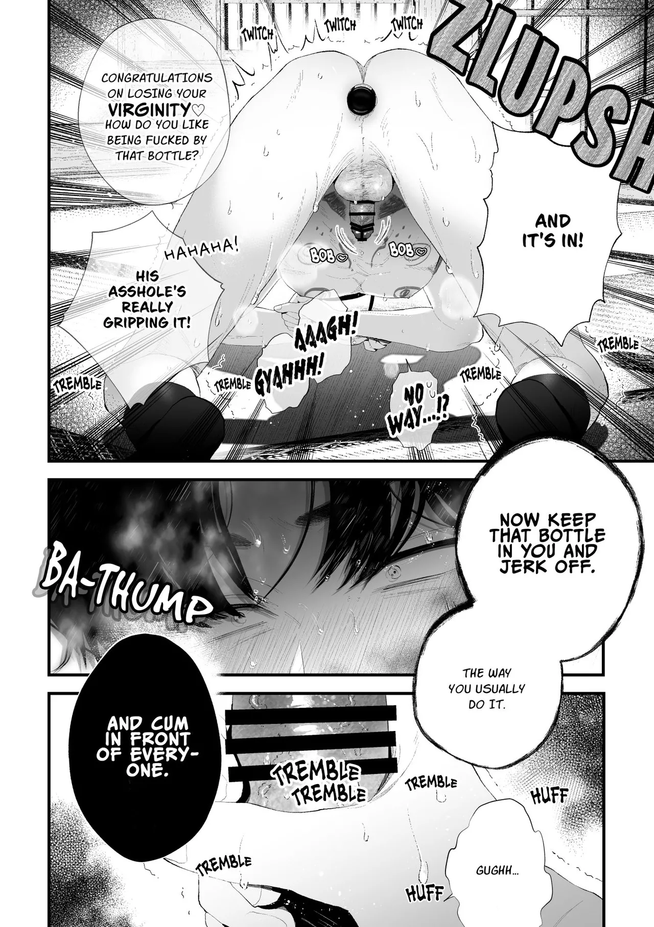 Kuzu na Elite Shinnyuu Shain-kun Kyousei Chinpo Marudashi Enkaigei de Buzama Ochi | The Unsightly Nude Performance of an Elite Employee page 31 original parody - humiliation group hentai manga - read online free