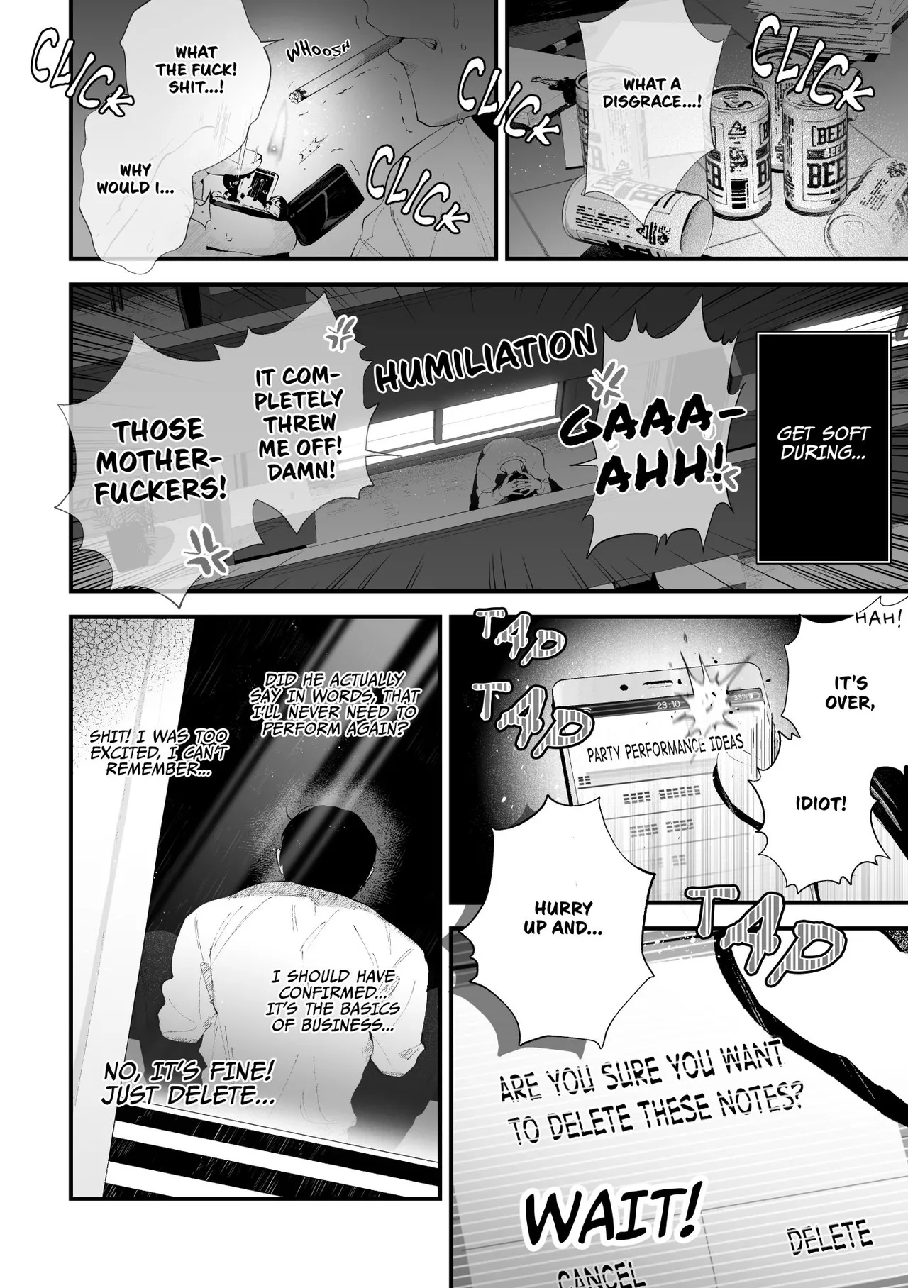 Kuzu na Elite Shinnyuu Shain-kun Kyousei Chinpo Marudashi Enkaigei de Buzama Ochi | The Unsightly Nude Performance of an Elite Employee page 48 original parody - humiliation group hentai manga - read online free