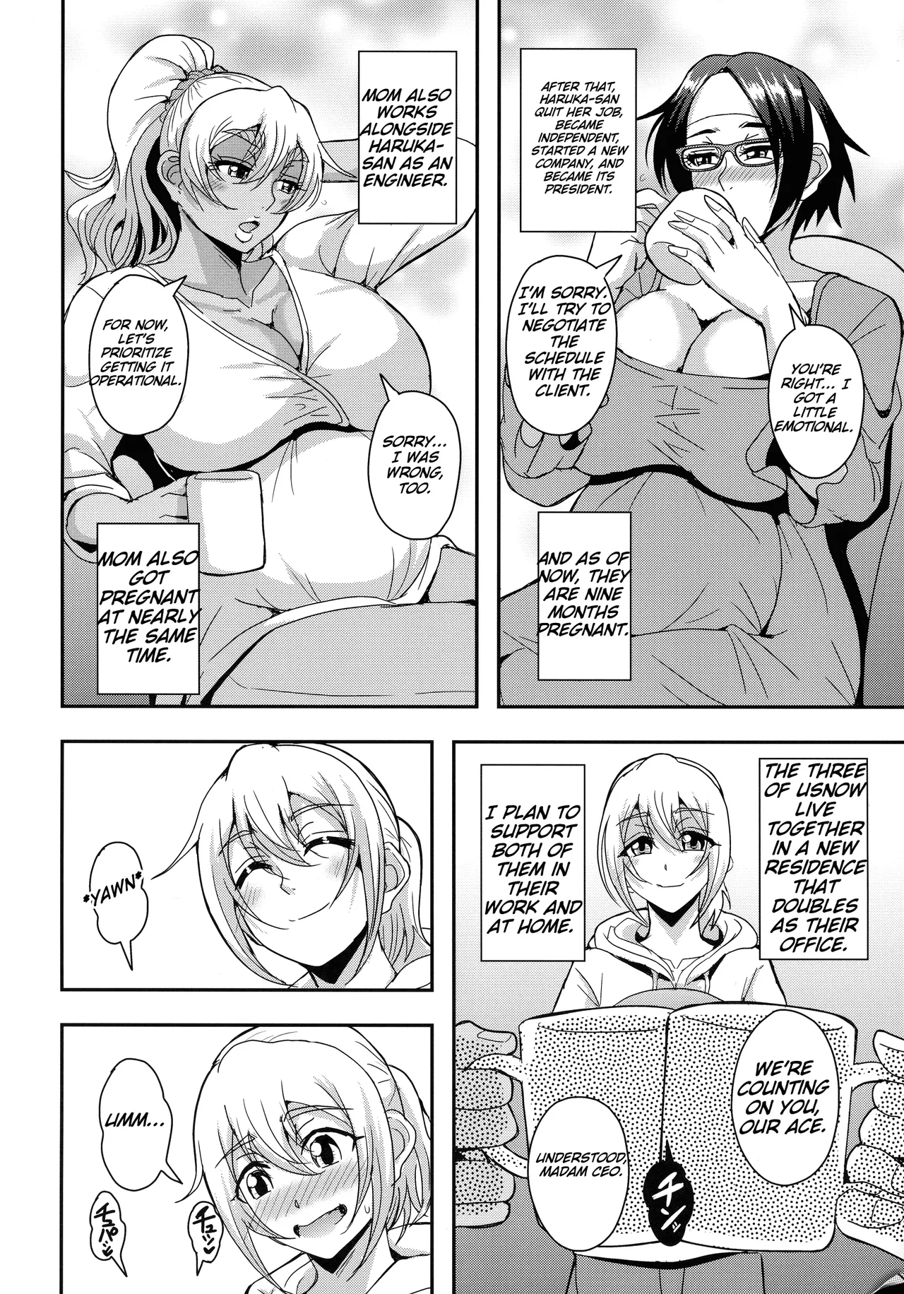 (C105) [MEAN MACHINE (Mifune Seijirou)] AraFou Dokushin BariCare Oba-san ga Yuujin no Musuko demo aru Toshishita Danshi to no Kankei Ni Hamaru Hanashi 4 Ninkatsu Tanetsuke hen | The Story of a Single Career Woman in Her 40s Getting Addicted to a Relationship with Her Friend's Son 4: Baby-Making Breeding Edition [English] [m00ngato] page 55 original parody - sole male nakadashi hentai manga - read online free