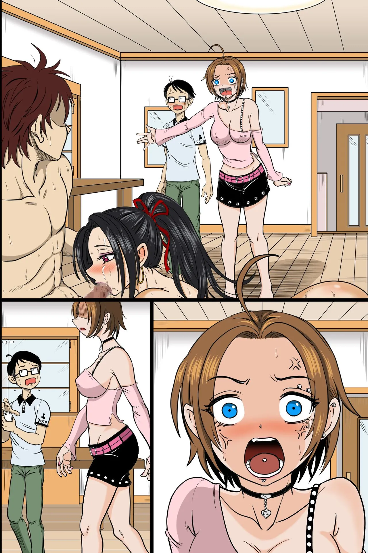 Joushiki Kaihen shita Bijin Oyako to Yarifoudai Harem no Hazu ga, Bitch Oyako no Senyou Seishori Chinpo ni Natta Ore page 60 original parody - sole male nakadashi hentai manga - read online free